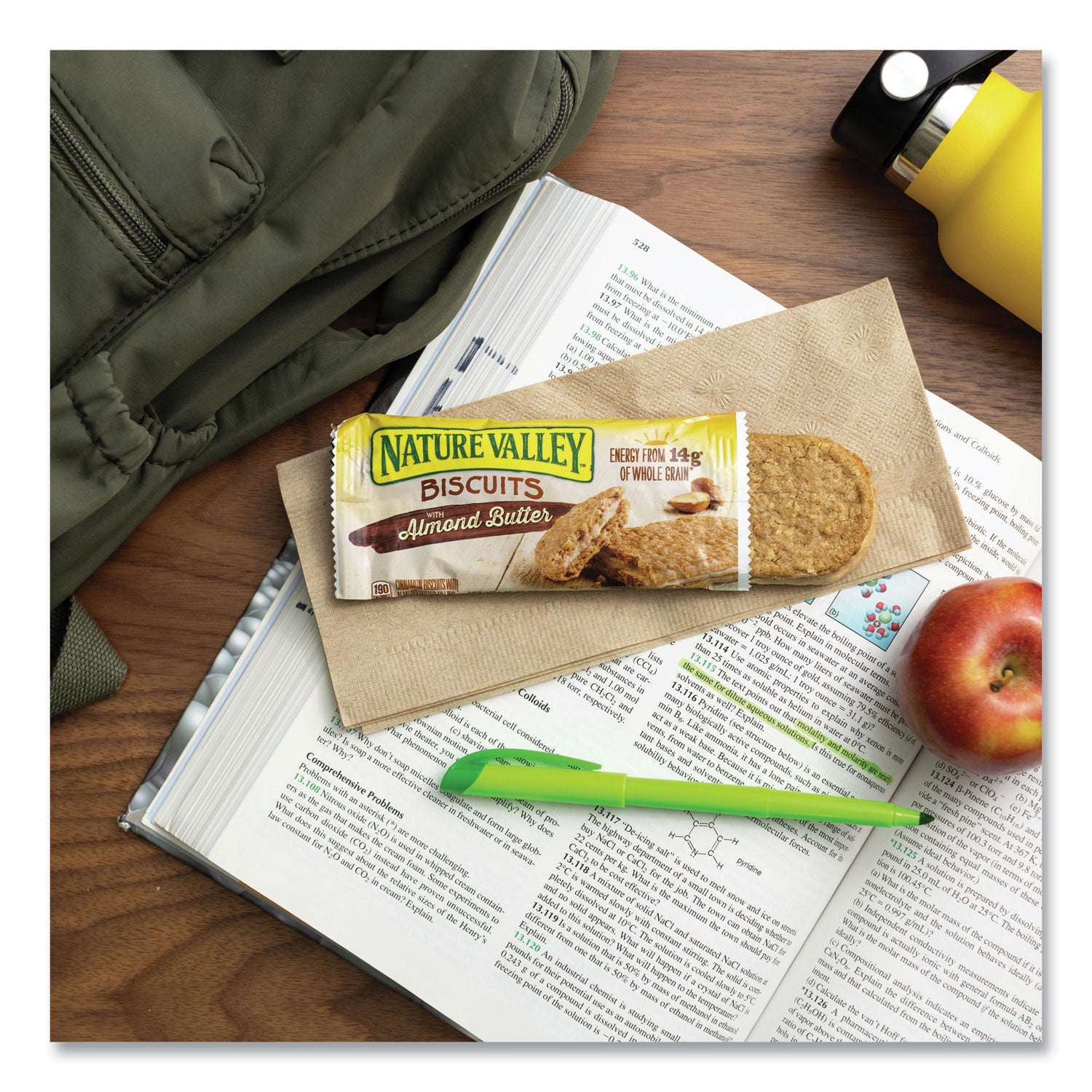 Nature Valley® Biscuits, Almond Butter, 1.35 oz Pouch, 16/Box