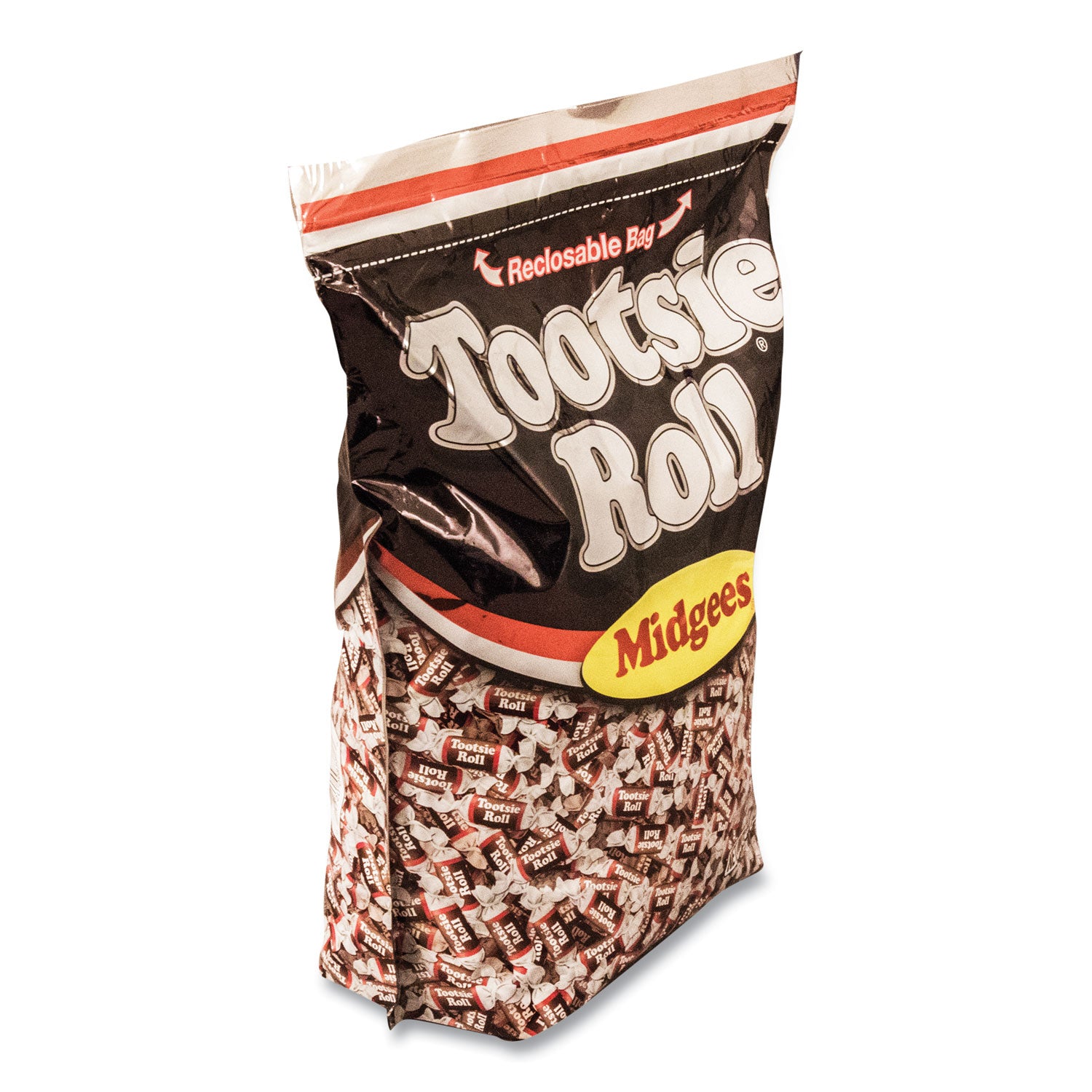 Tootsie Roll® Midgees, Chocolate, 5 lb Bag