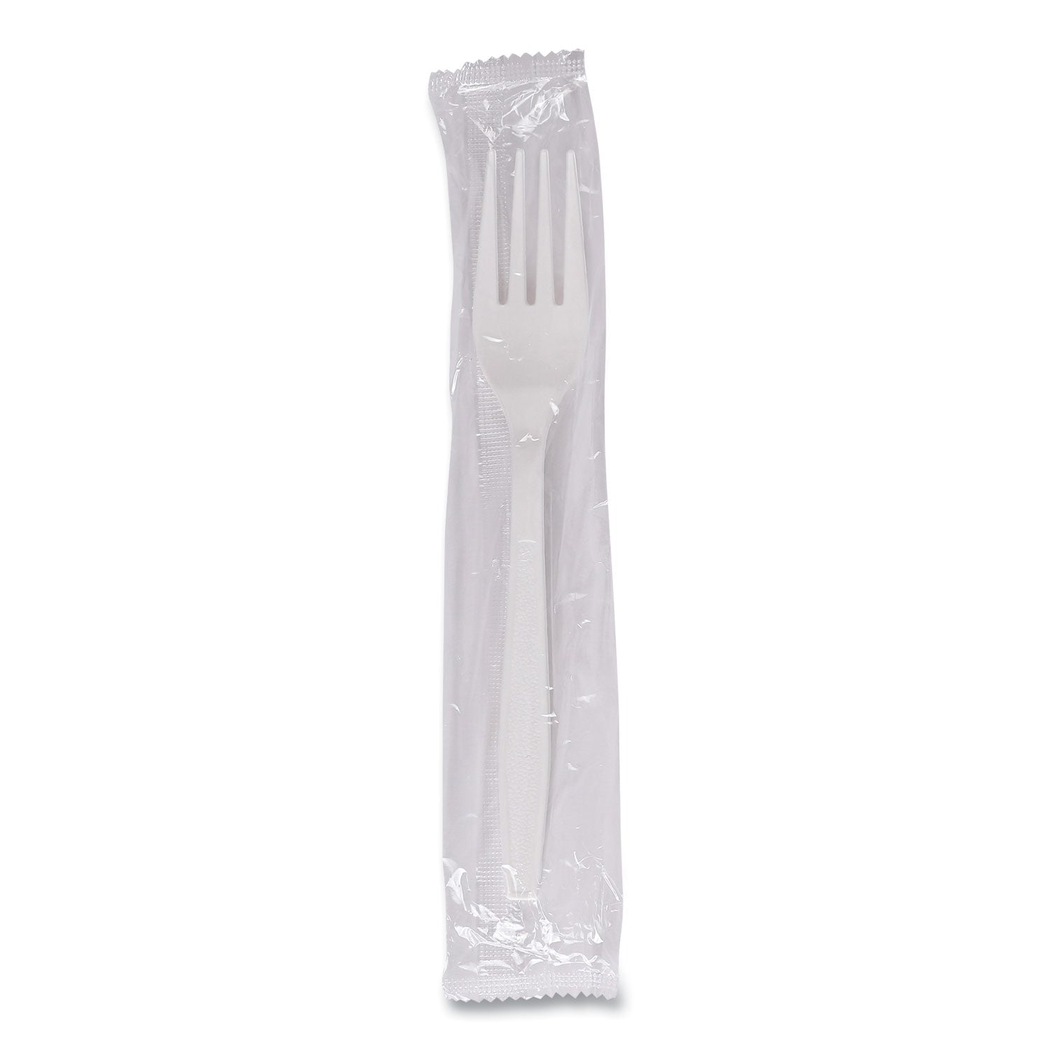 Boardwalk® Heavyweight Wrapped Polypropylene Cutlery, Fork, White, 1,000/Carton