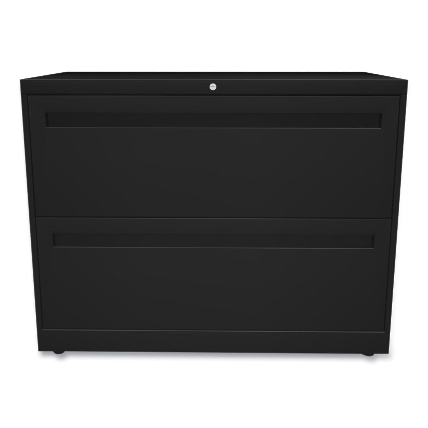 HON® Brigade 700 Series Lateral File, 2 Legal/Letter-Size File Drawers, Black, 36" x 18" x 28"