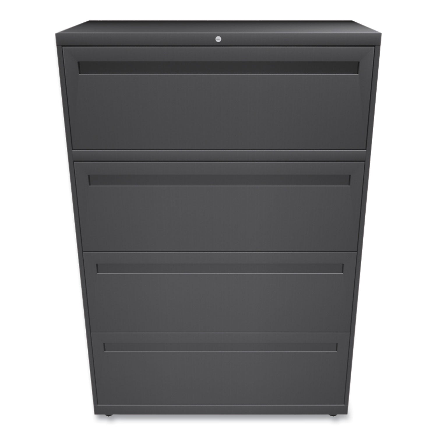 HON® Brigade 700 Series Lateral File, 4 Legal/Letter-Size File Drawers, Charcoal, 36" x 18" x 52.5"