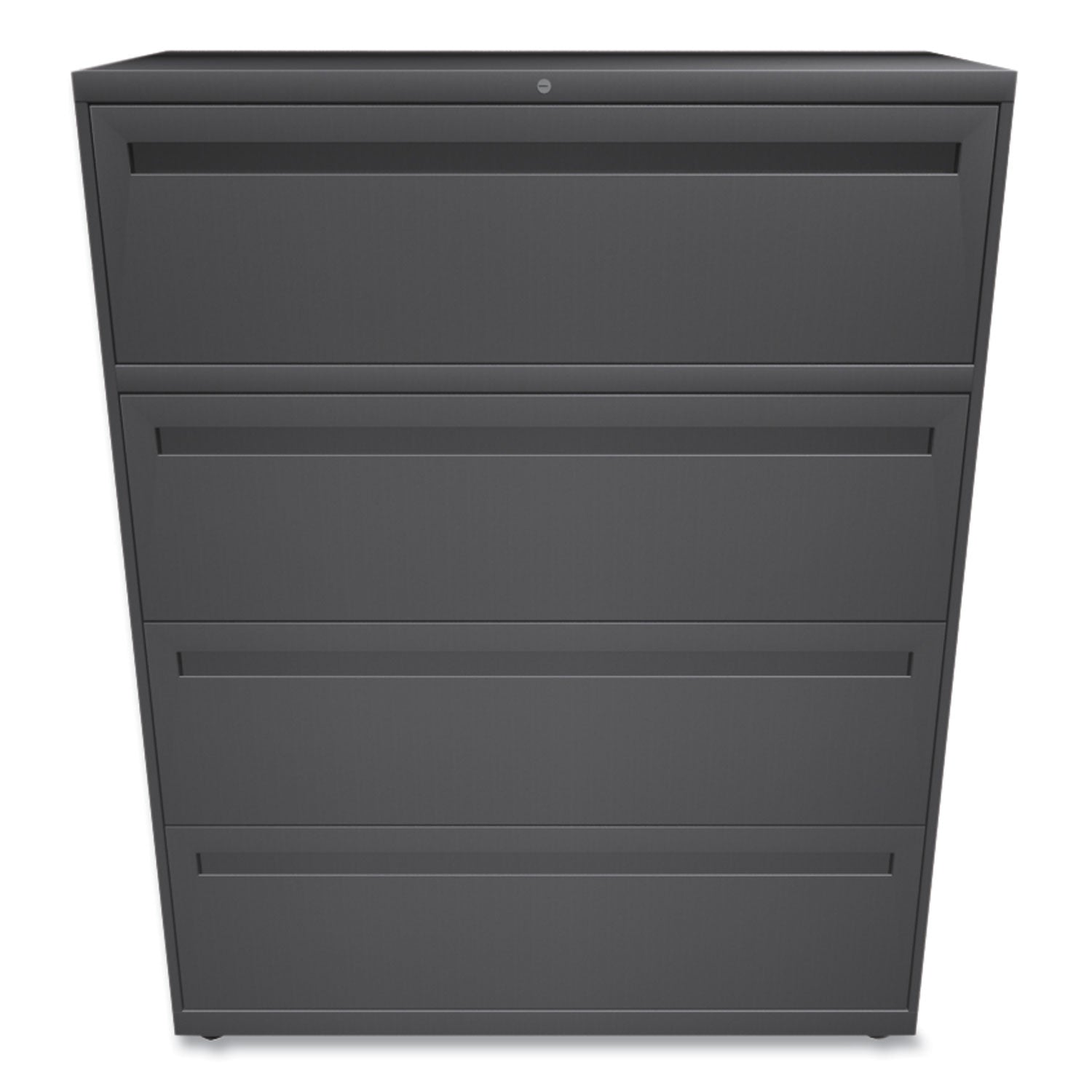 HON® Brigade 700 Series Lateral File, 4 Legal/Letter-Size File Drawers, Charcoal, 42" x 18" x 52.5"