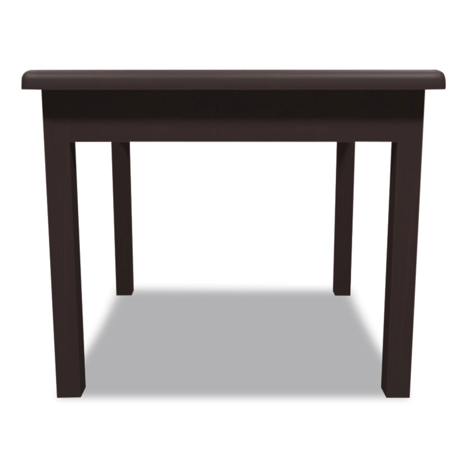 HON® Laminate Occasional Table, Square, 24w x 24d x 20h, Mahogany