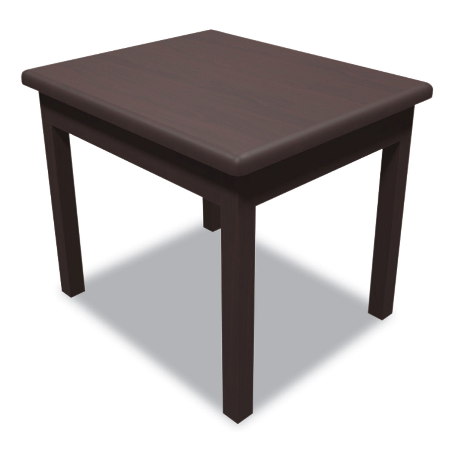 HON® Laminate Occasional Table, Rectangular, 24w x 20d x 20h, Mahogany