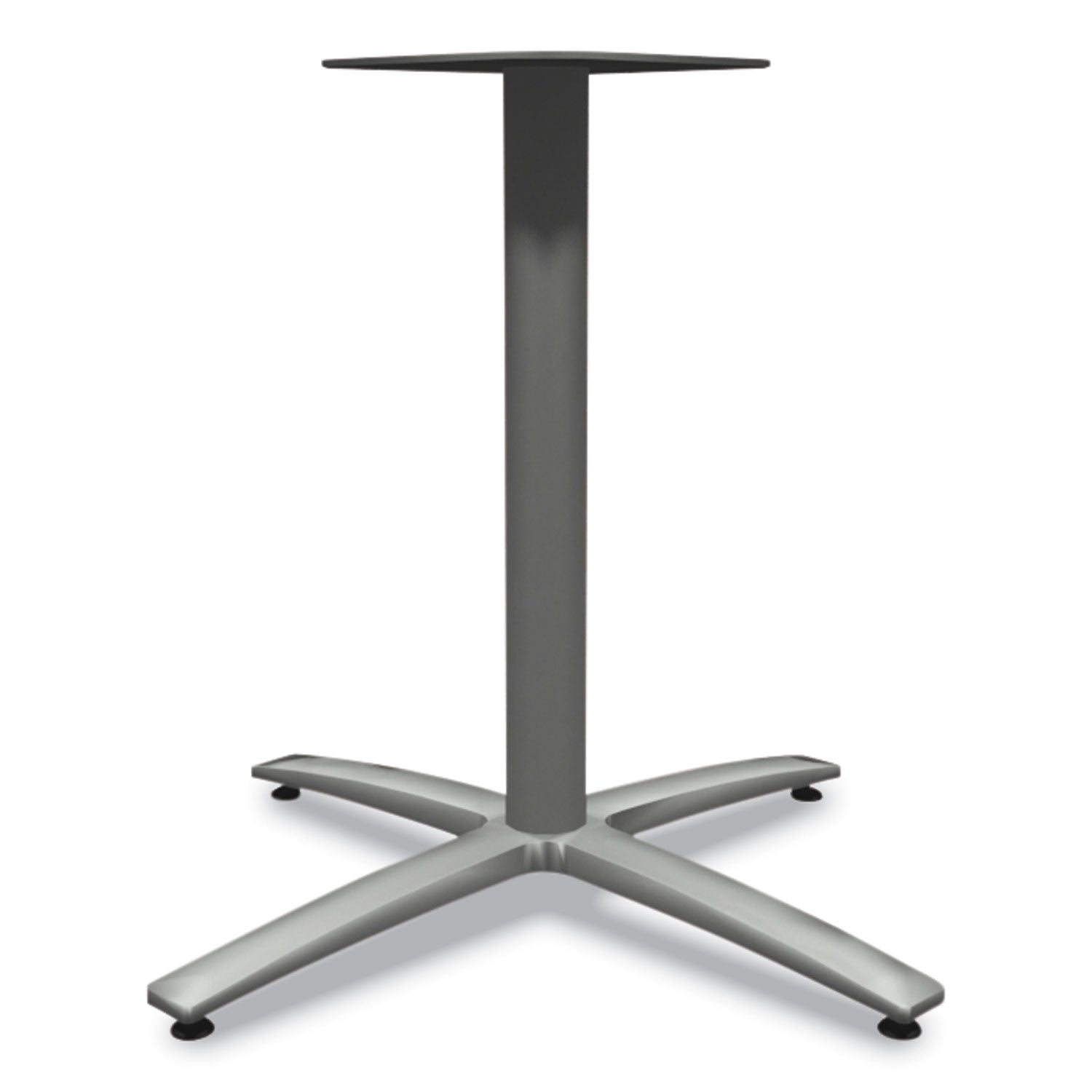 HON® Between Seated-Height X-Base for 42" Table Tops, 32.68w x 29.57h, Silver