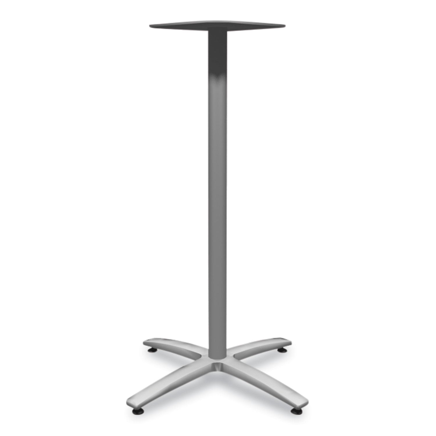 HON® Between Standing-Height X-Base for 30" to 36" Table Tops, 26.18w x 41.12h, Silver