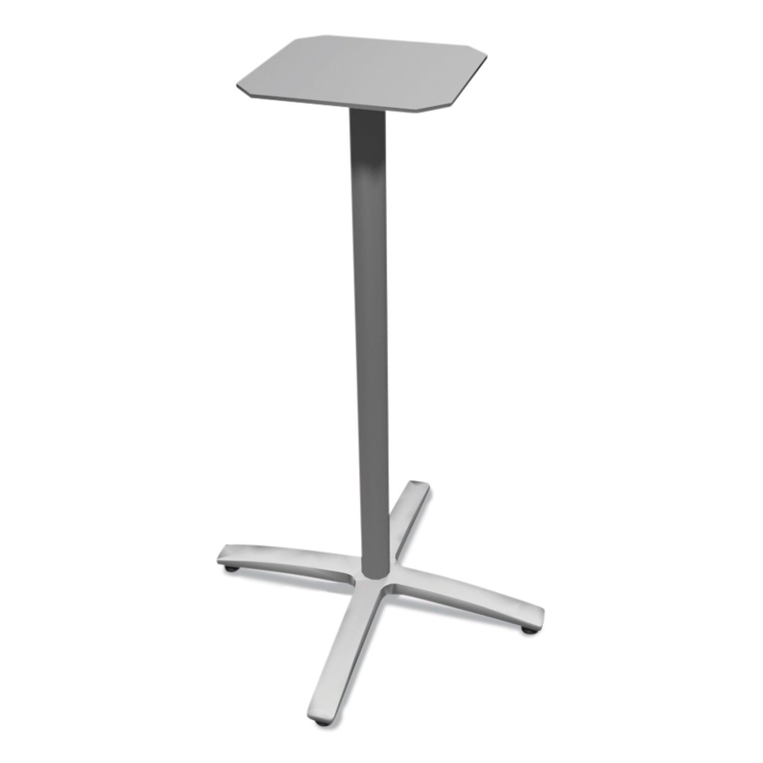 HON® Between Standing-Height X-Base for 30" to 36" Table Tops, 26.18w x 41.12h, Silver