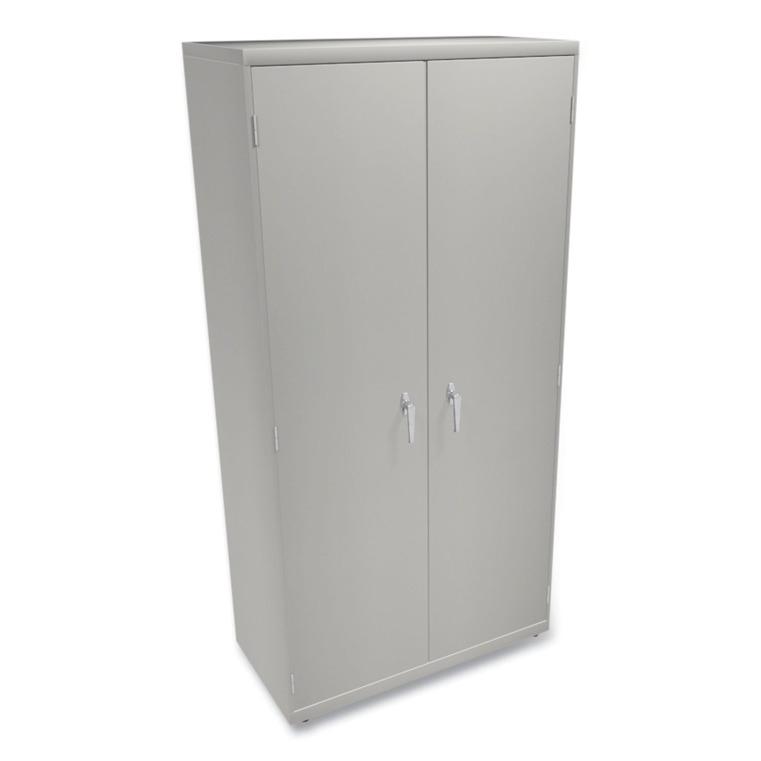 HON® Assembled Storage Cabinet, 36w x 18.13d x 71.75h, Light Gray