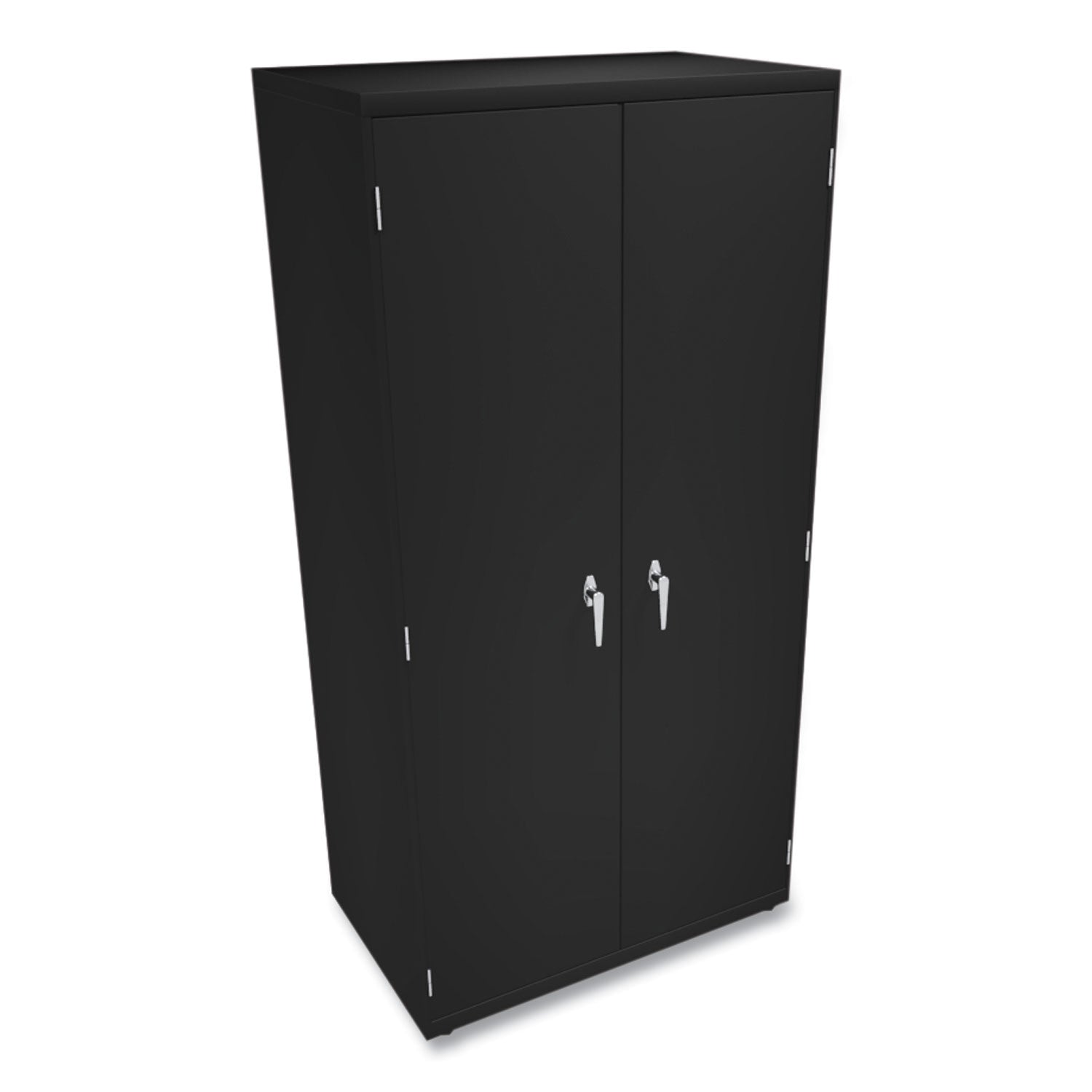 HON® Assembled Storage Cabinet, 36w x 24.25d x 71.75h, Black