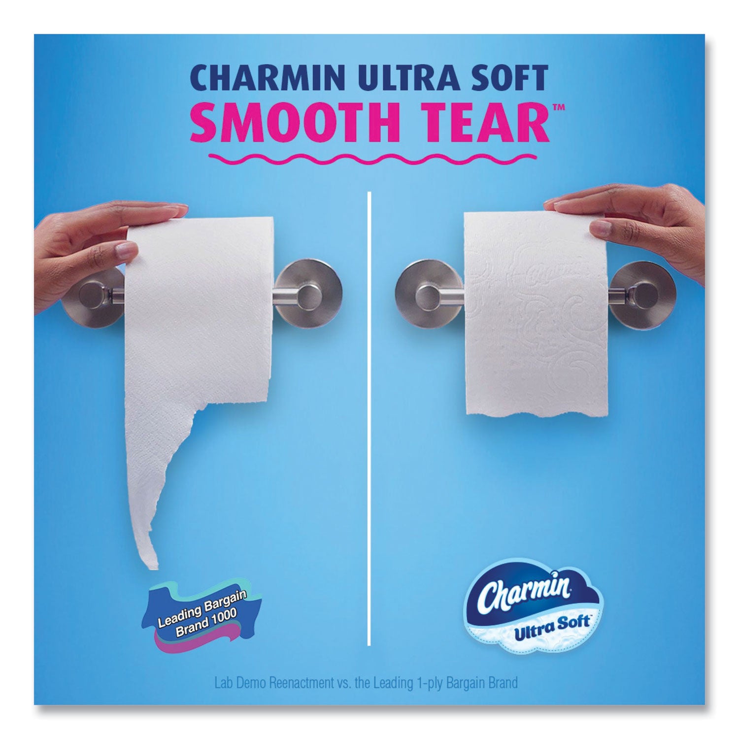 Charmin® Ultra Soft Bathroom Tissue, Mega Roll, Septic Safe, 2-Ply, White, 224 Sheets/Roll, 4 Rolls/Pack, 8 Packs/Carton