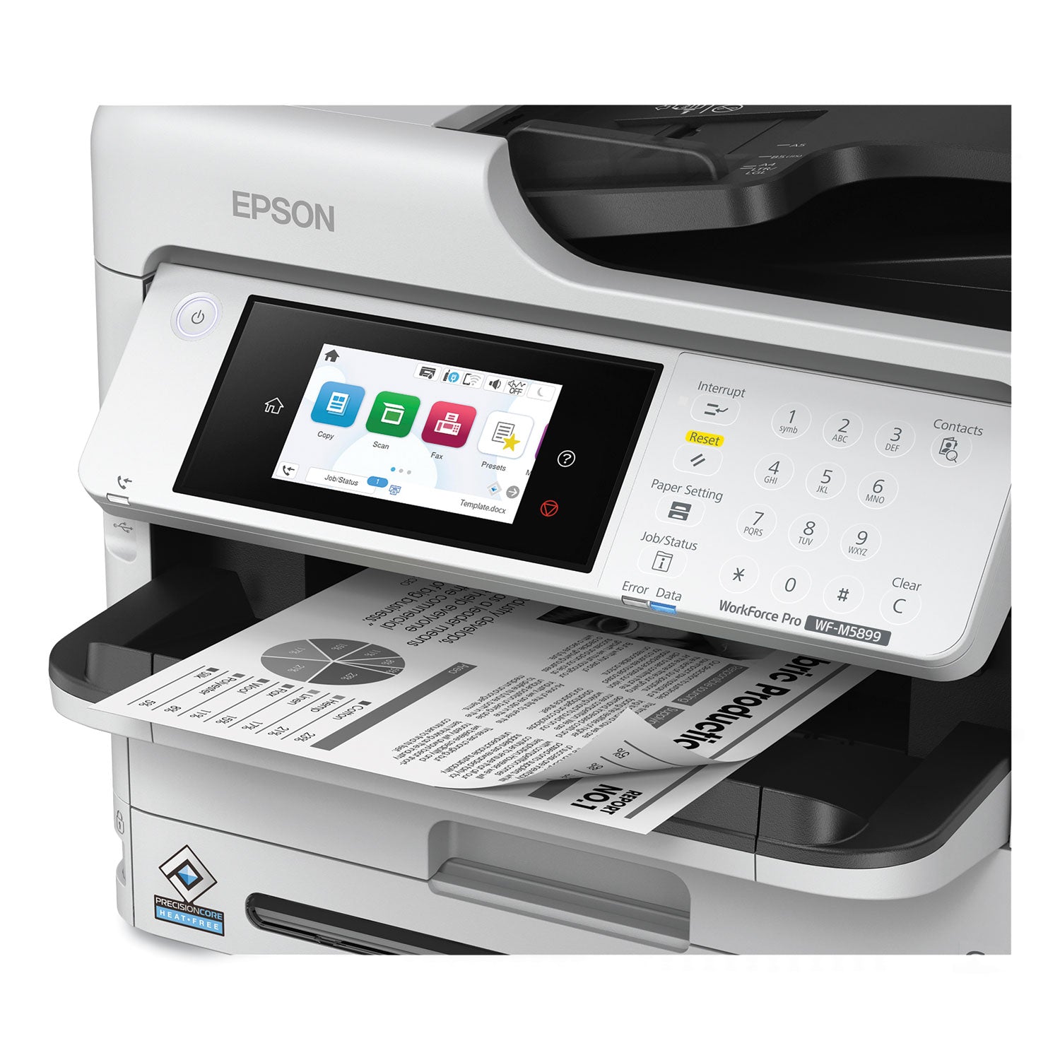 Epson® WorkForce Pro WF-M5899 Monochrome MFP Printer, Copy/Fax/Print/Scan