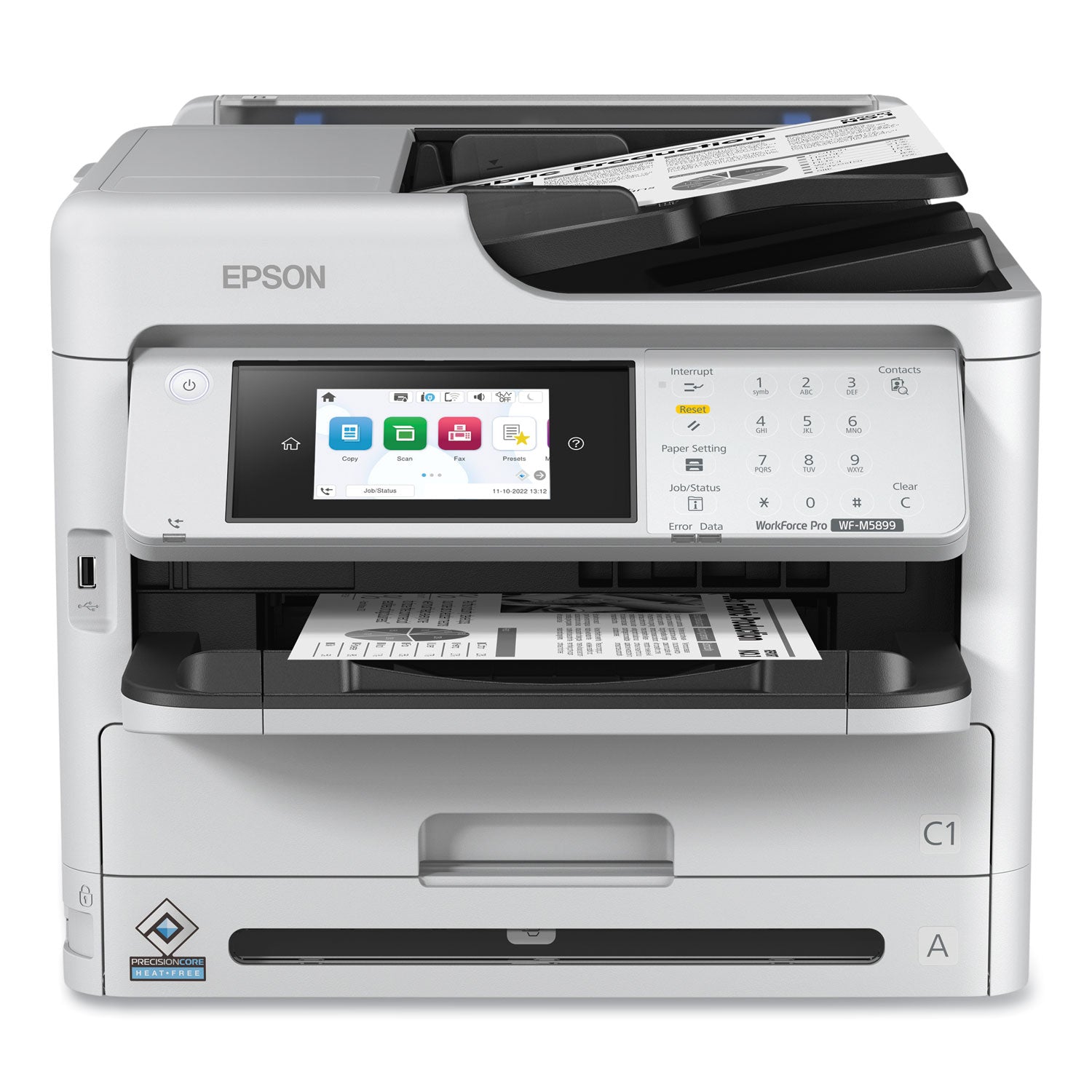 Epson® WorkForce Pro WF-M5899 Monochrome MFP Printer, Copy/Fax/Print/Scan