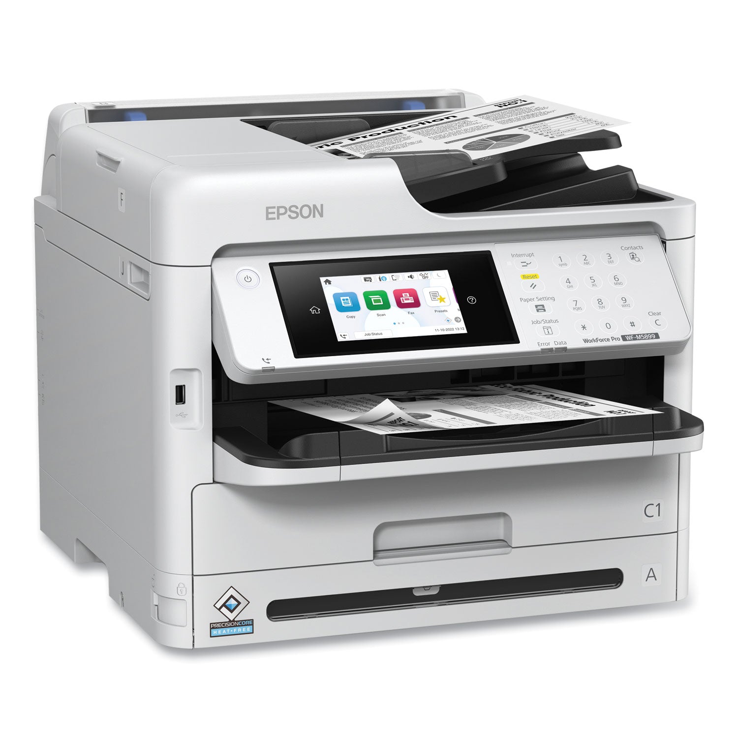 Epson® WorkForce Pro WF-M5899 Monochrome MFP Printer, Copy/Fax/Print/Scan