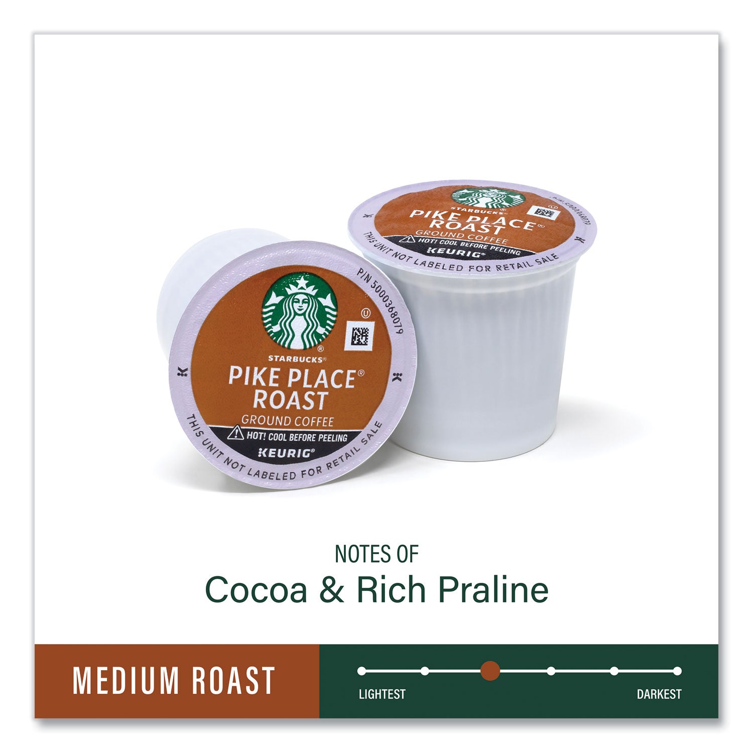 Starbucks® Pike Place Coffee K-Cups, 72/Carton