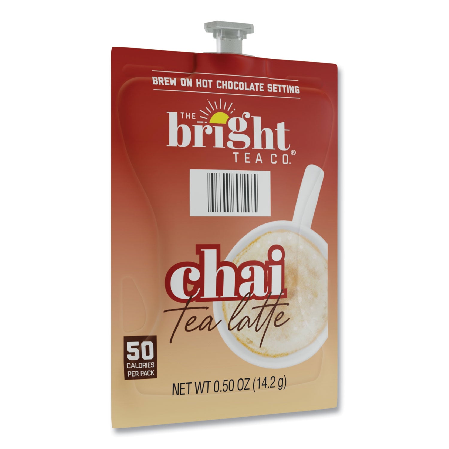 FLAVIA® The Bright Tea Co. Chai Tea Latte Freshpack, Chai Latte, 0.5 oz Pouch, 72/Carton