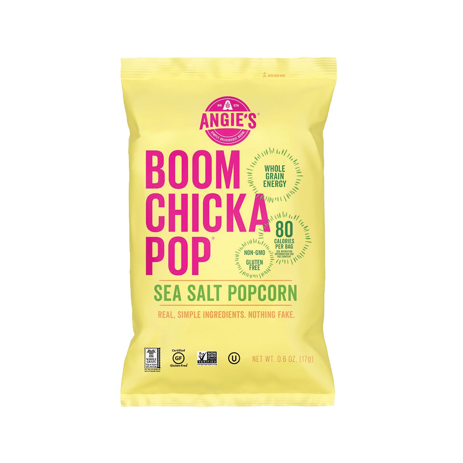 ANGIES® BOOMCHICKAPOP® BOOMCHICKAPOP Popcorn, 0.6 oz Bag, 24 Bags/Carton