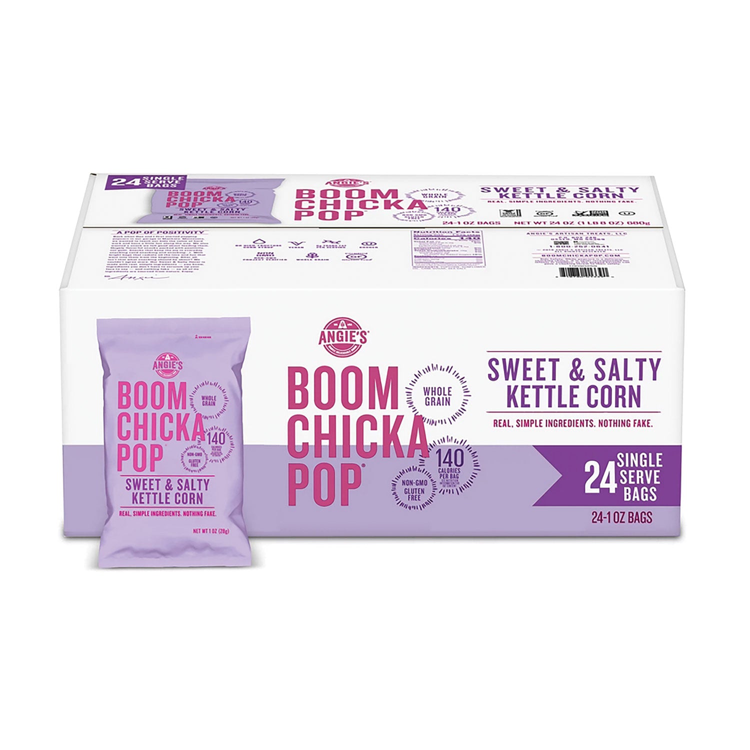 Popcorn, Sweet and Salty, 1 oz Bag, 24/Carton