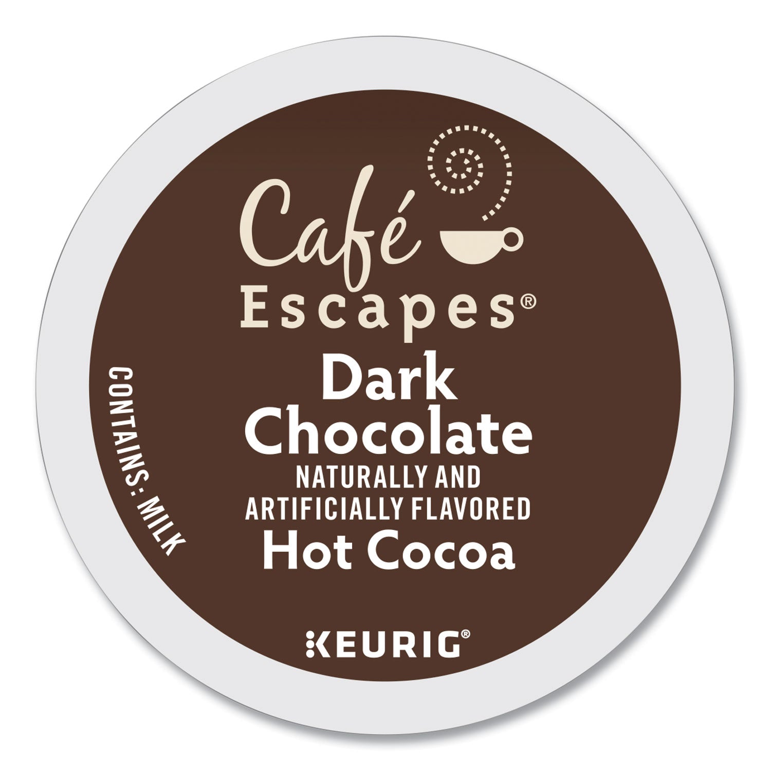 Café Escapes® Cafe Escapes Dark Chocolate Hot Cocoa K-Cups, 24/Box