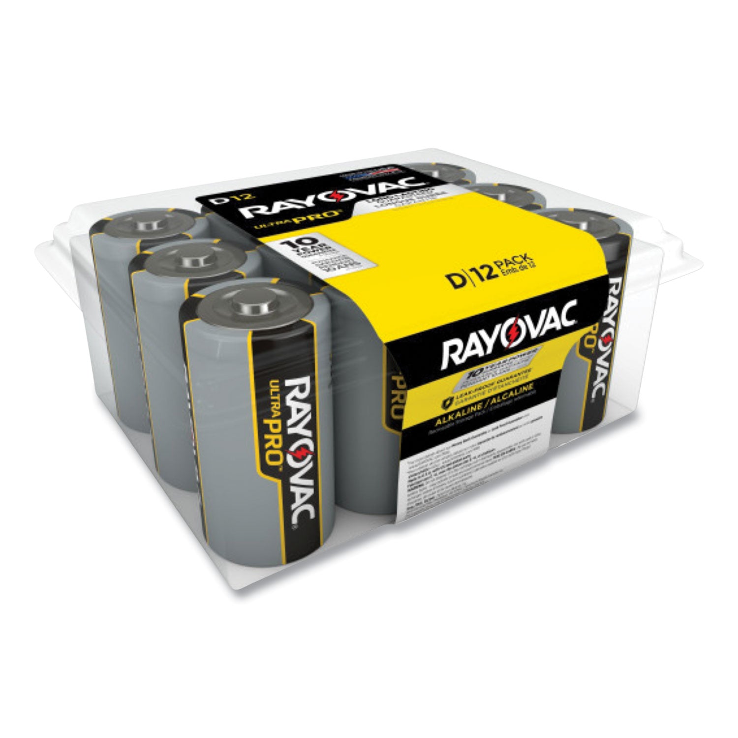 Rayovac® Ultra Pro Alkaline D Batteries, 12/Pack