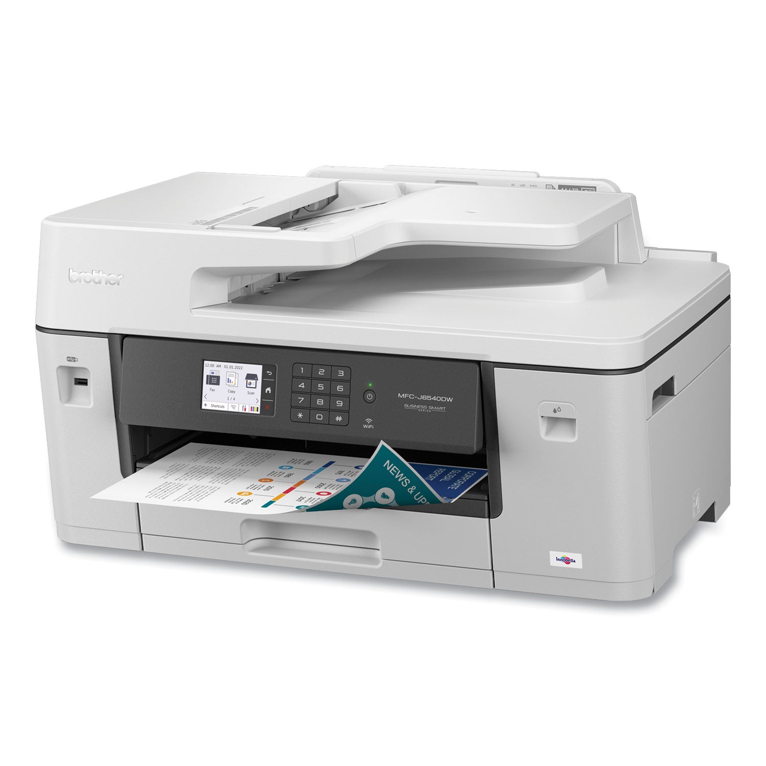 Brother MFC-J6540DW Business Color All-in-One Inkjet Printer, Copy/Fax/Print/Scan