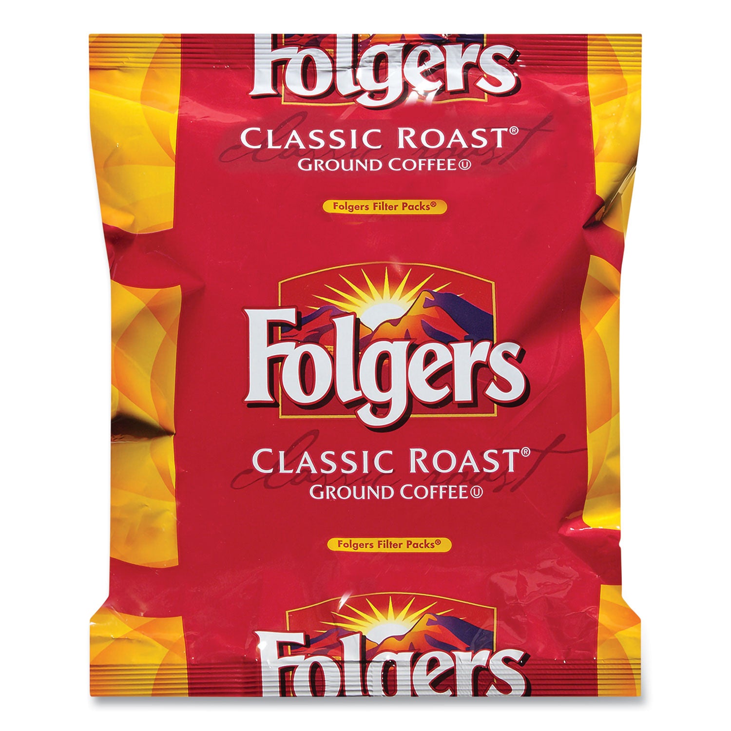 Folgers® Coffee Filter Packs, Classic Roast, .9 oz, 10 Filters/Pack, 4 Packs/Carton