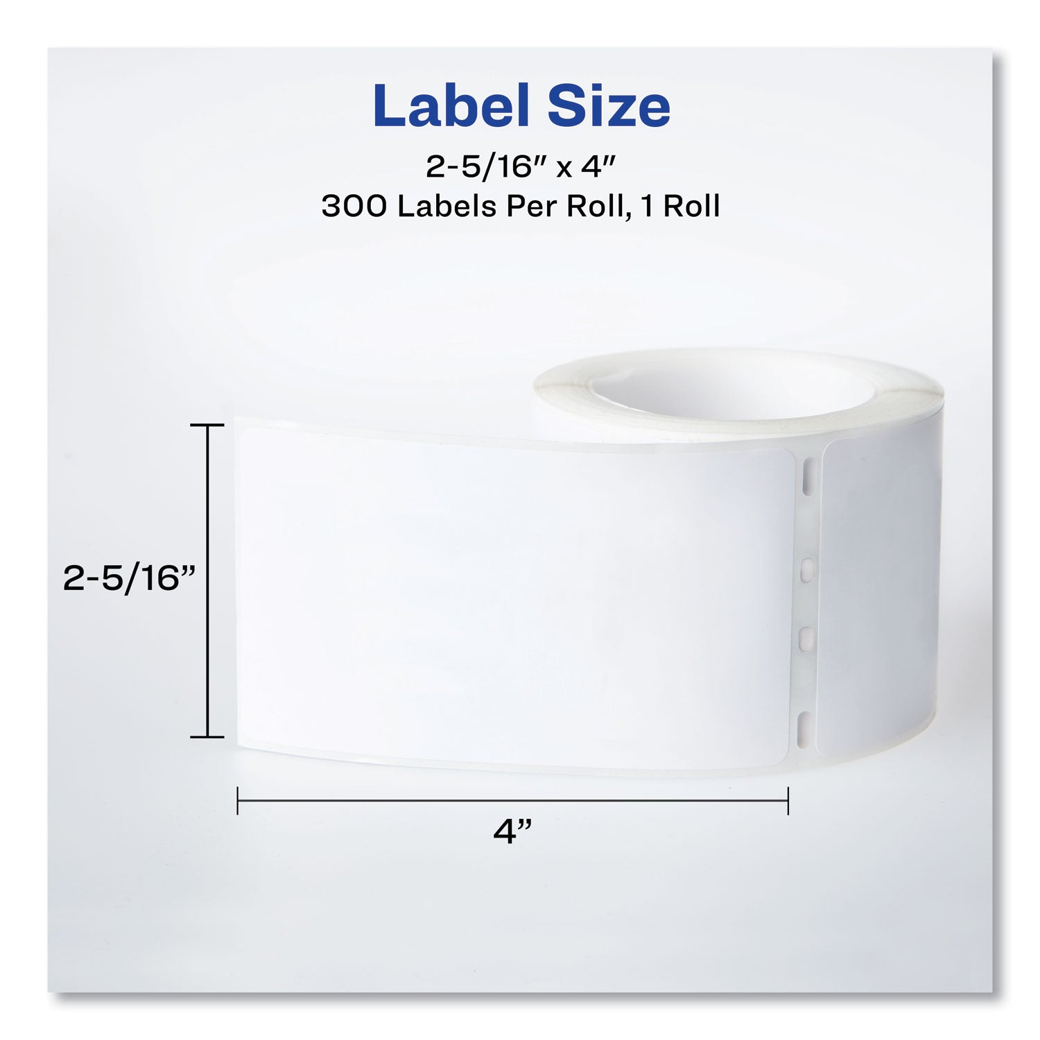 Avery® Multipurpose Thermal Labels, 4 x 2.94, 300/Roll, 1 Roll/Box