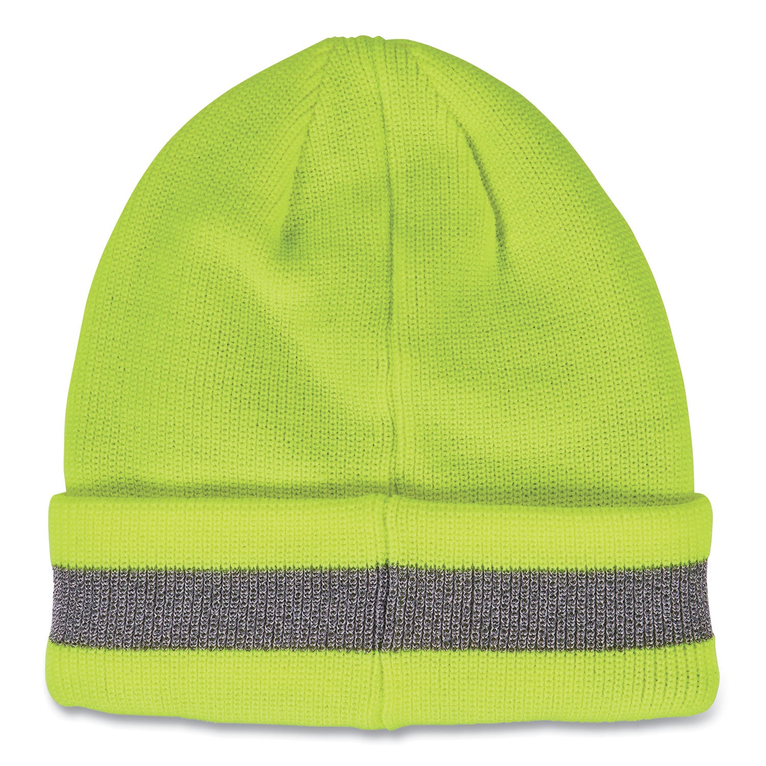 Ergodyne® N-Ferno 6803 Reflective Rib Knit Winter Hat, One Size Fits Most, Lime