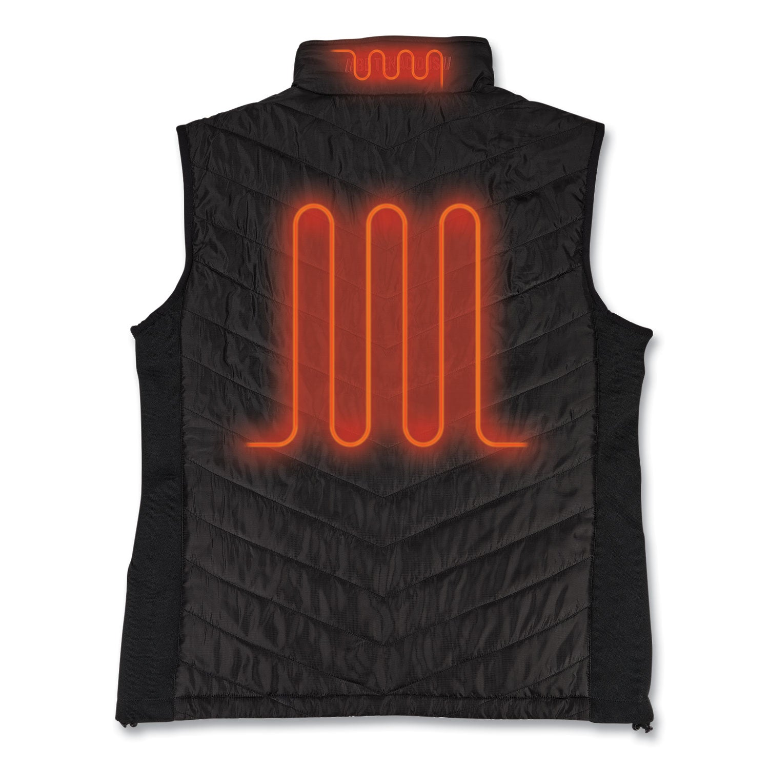 N-Ferno 6495 Rechargeable Heated Vest with Battery Power Bank, Fleece/Polyester, X-Large, Black ergodyne® Flipcost