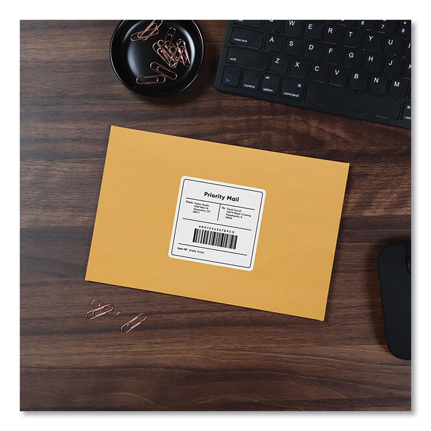 Quality Park™ Clasp Envelope, 28 lb Bond Weight Kraft, #63, Square Flap, Clasp/Gummed Closure, 6.5 x 9.5, Brown Kraft, 100/Box