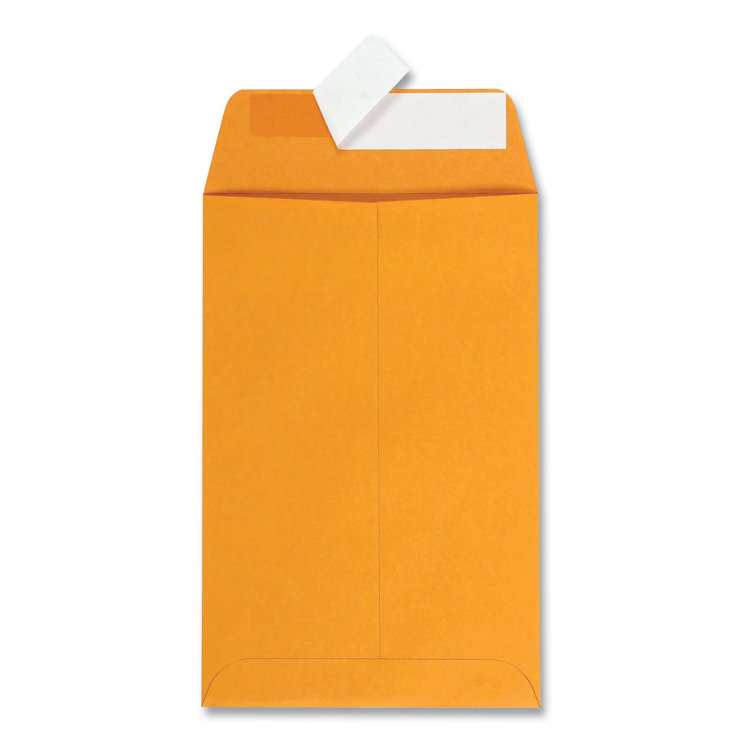 Quality Park™ Redi-Strip Catalog Envelope, #1, Cheese Blade Flap, Redi-Strip Adhesive Closure, 6 x 9, Brown Kraft, 100/Box