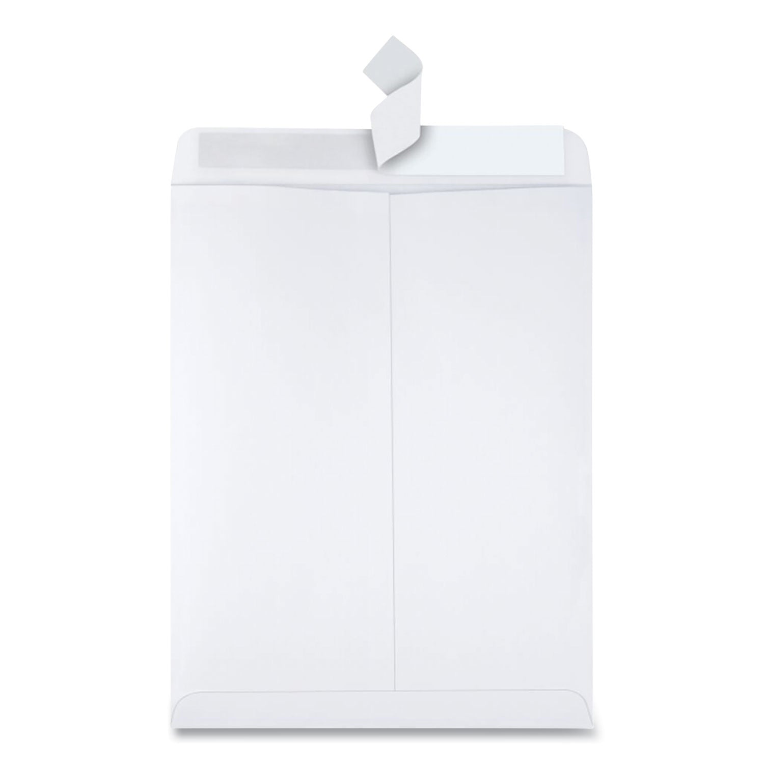 Quality Park™ Redi-Strip Catalog Envelope, #13 1/2, Cheese Blade Flap, Redi-Strip Adhesive Closure, 10 x 13, White, 100/Box