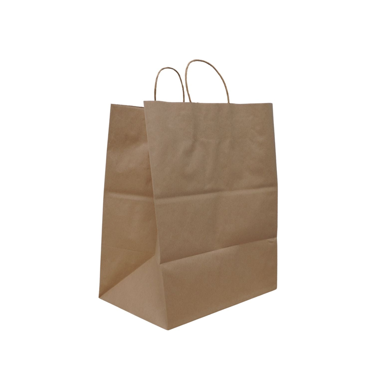 Solupac™ Emporium Twist Handle Bag, 14 x 9.84 x 15.5, Kraft, 200 Bags