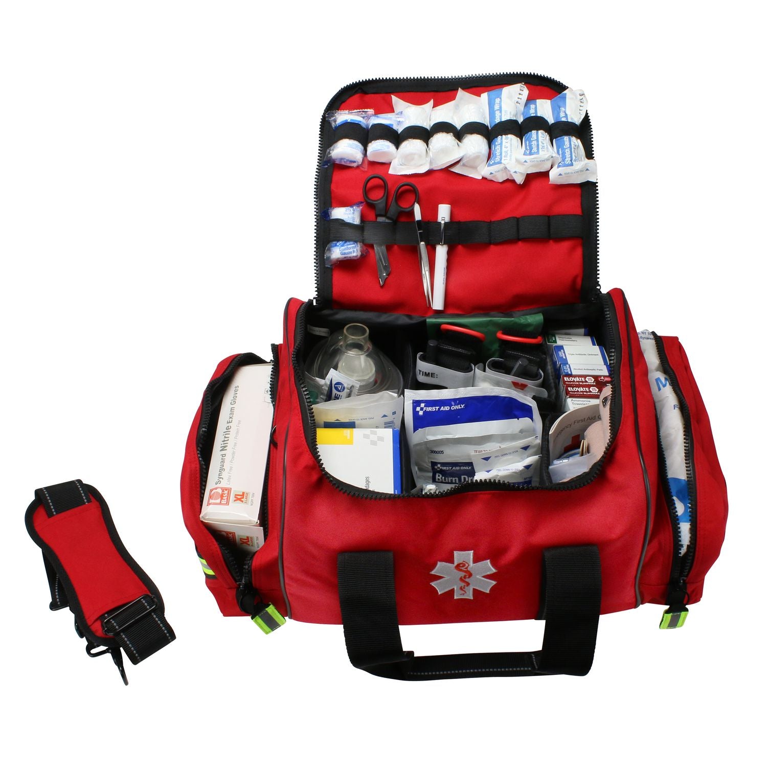 First Aid Only™ First Responder Bag, 340 Pieces, Fabric Case