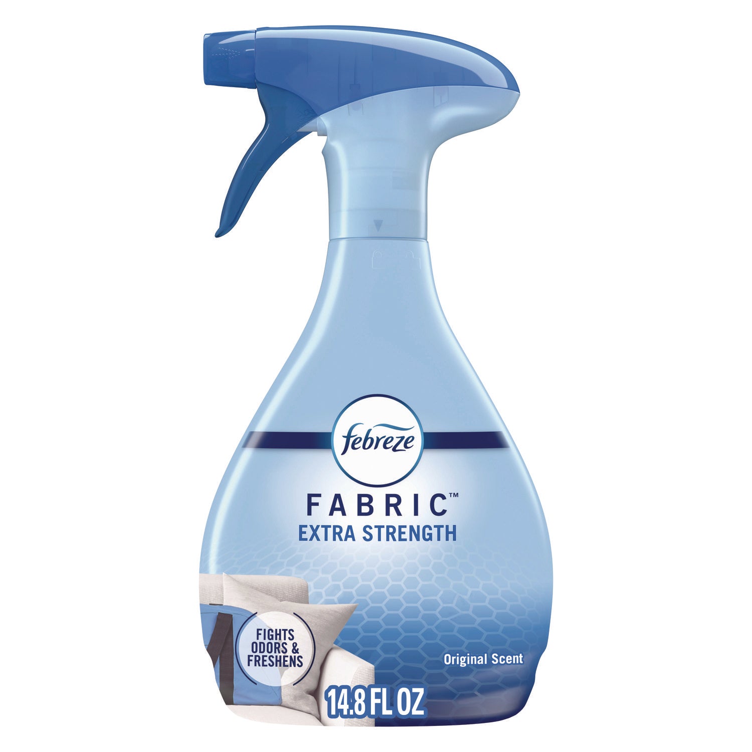 Febreze® FABRIC Refresher/Odor Eliminator, Extra Strength, Original, 14.8 oz Spray Bottle, 8/Carton