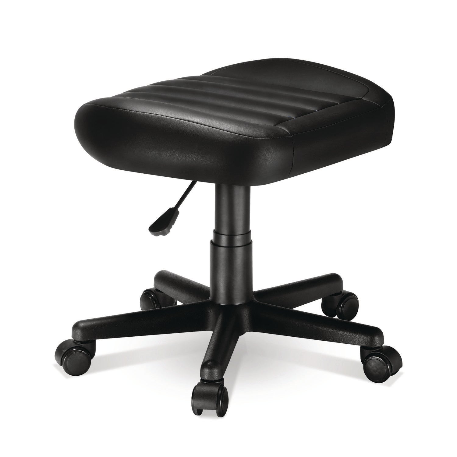 Eureka Ergonomic® Footstool with Wheels, 19.25 x 17.38 x 14.63 to 17.75, Black