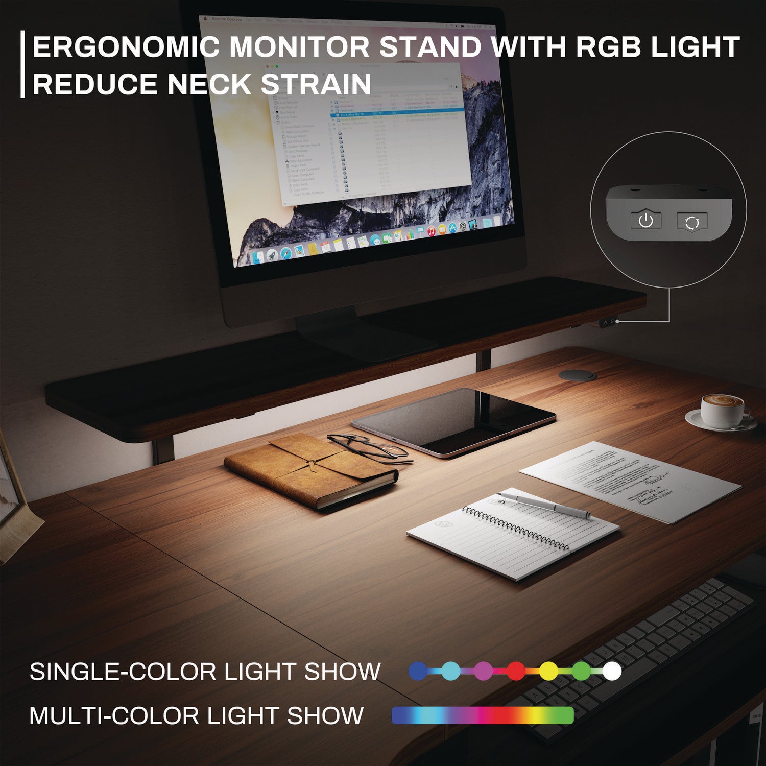 Eureka Ergonomic® L-Shaped Standing Desk with Keyboard Tray, Left Desk, 61.25