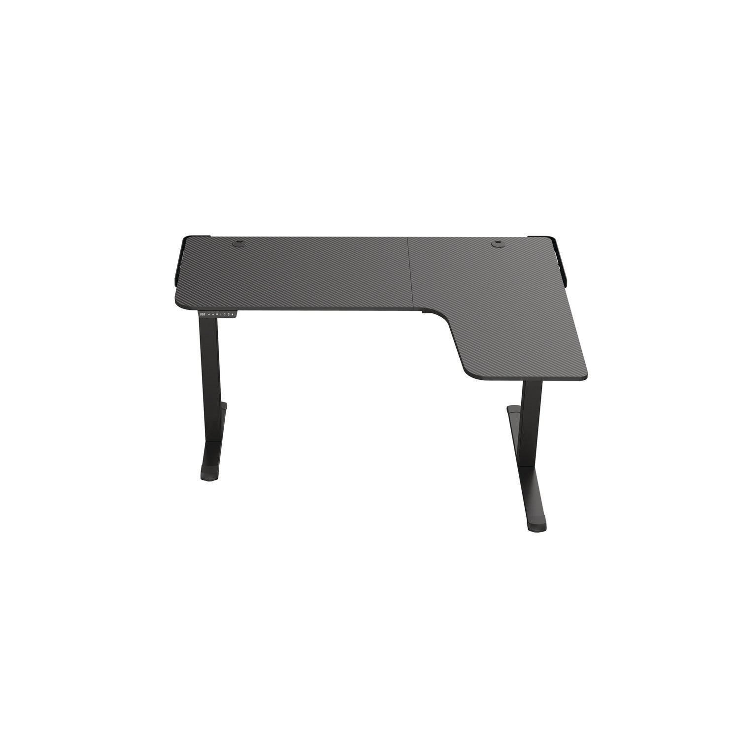 Eureka Ergonomic® L-Shaped Standing Desk, Right Desk, 60" x 43.69" x 29.88" to 48.38", Black