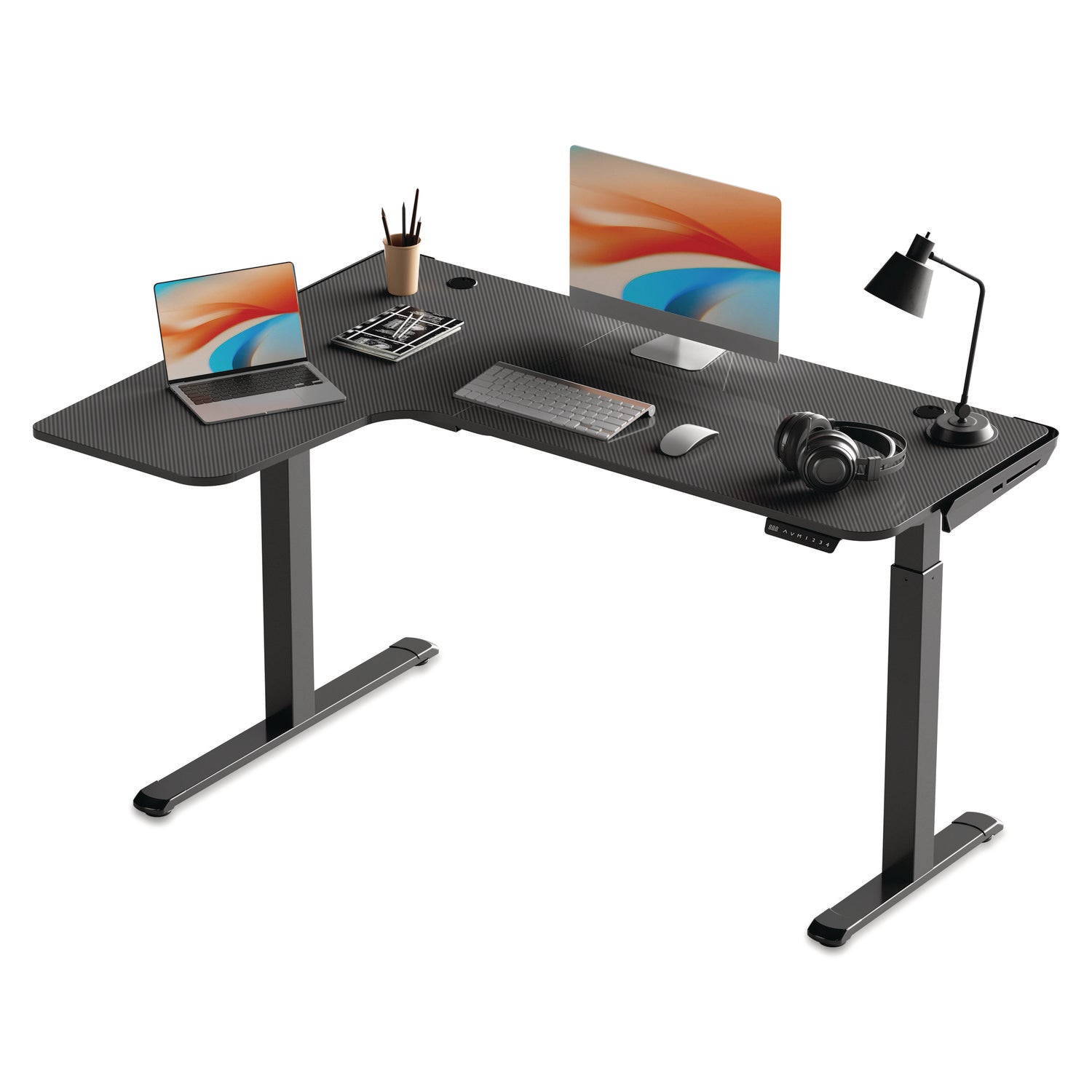 Eureka Ergonomic® L-Shaped Standing Desk, Left Desk, 60