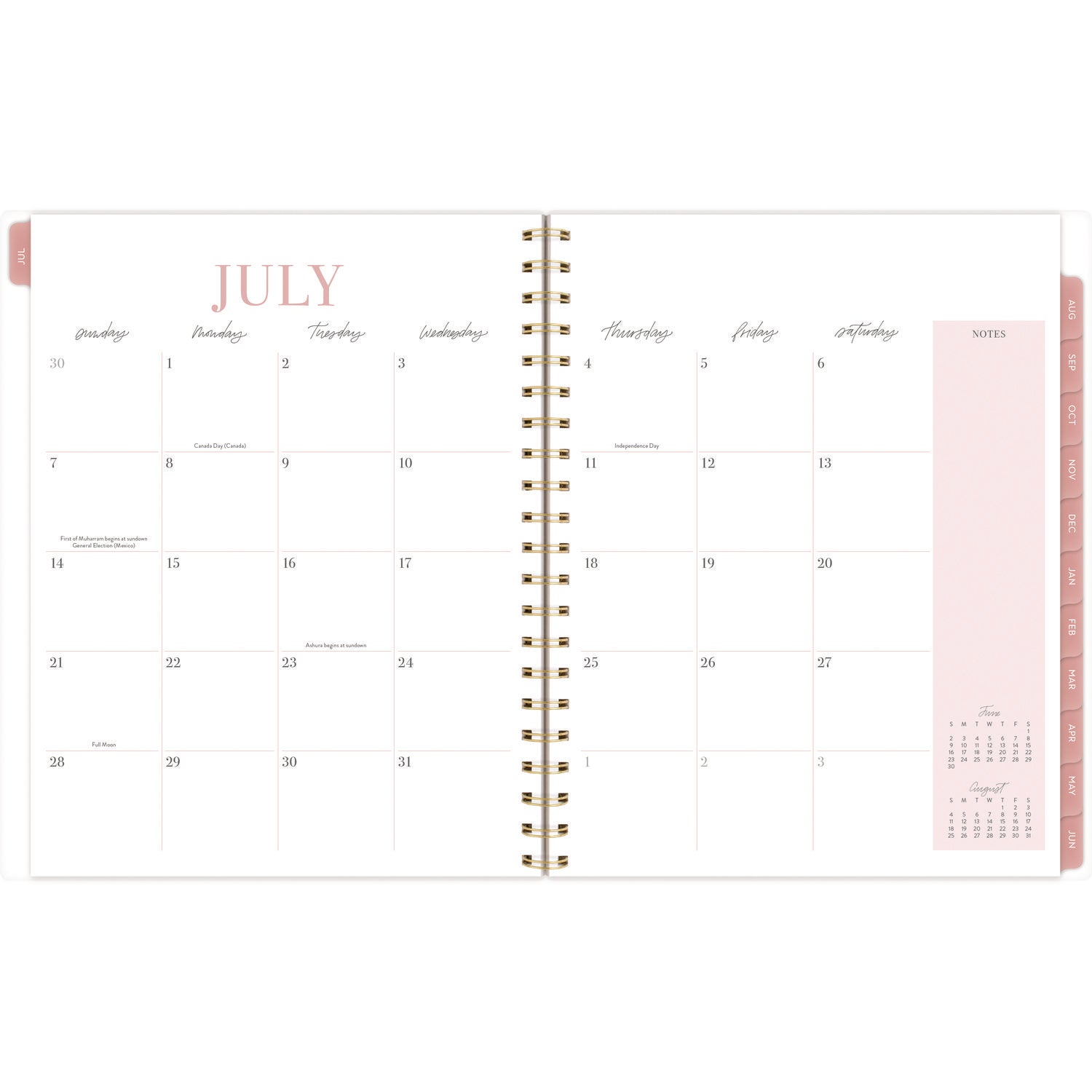 Cambridge® Leah Bisch Academic Year Weekly/Monthly Planner, Floral Artwork, 11" x 9.25", Multicolor Cover, 12-Month: July 2024-June 2025