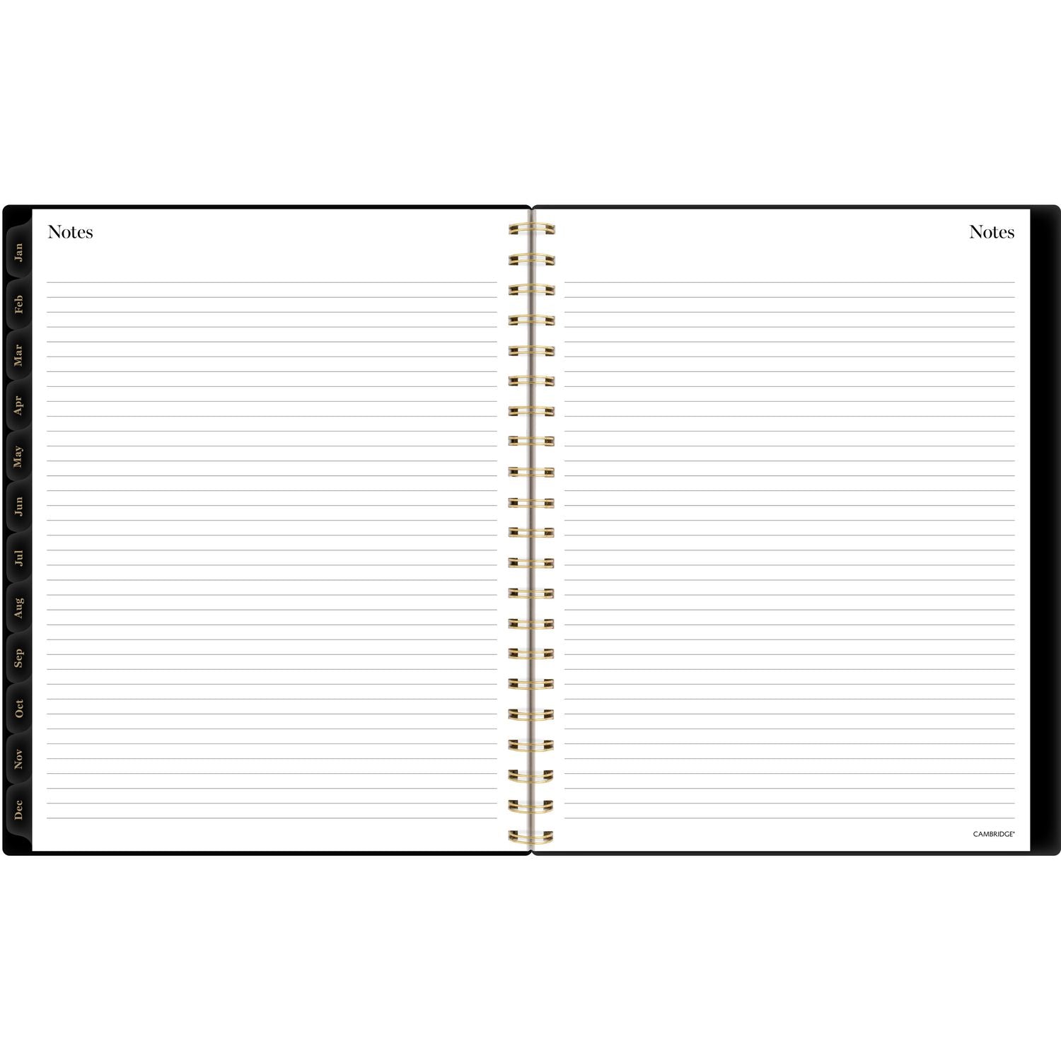 Radiate Weekly/Monthly Planner, Stylized Solar-Eclipse Artwork, 11 x 9.25, Black/Gold Cover, 12-Month (Jan to Dec): 2025 Cambridge® Flipcost