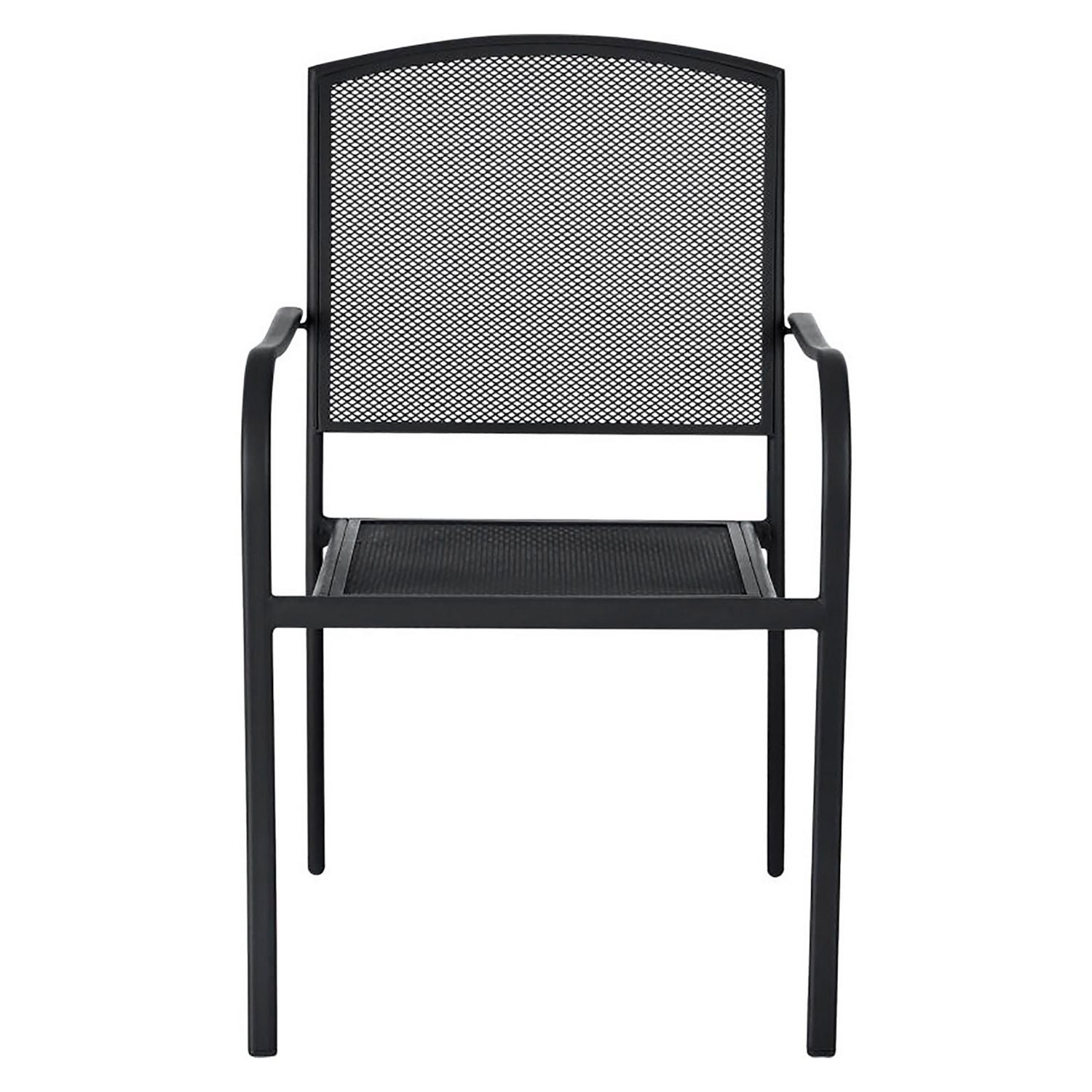 Interion Mesh Cafe Table and Chair Sets, Square, 36 x 36 x 29, Black Top, Black Base/Legs Global Industrial® Flipcost