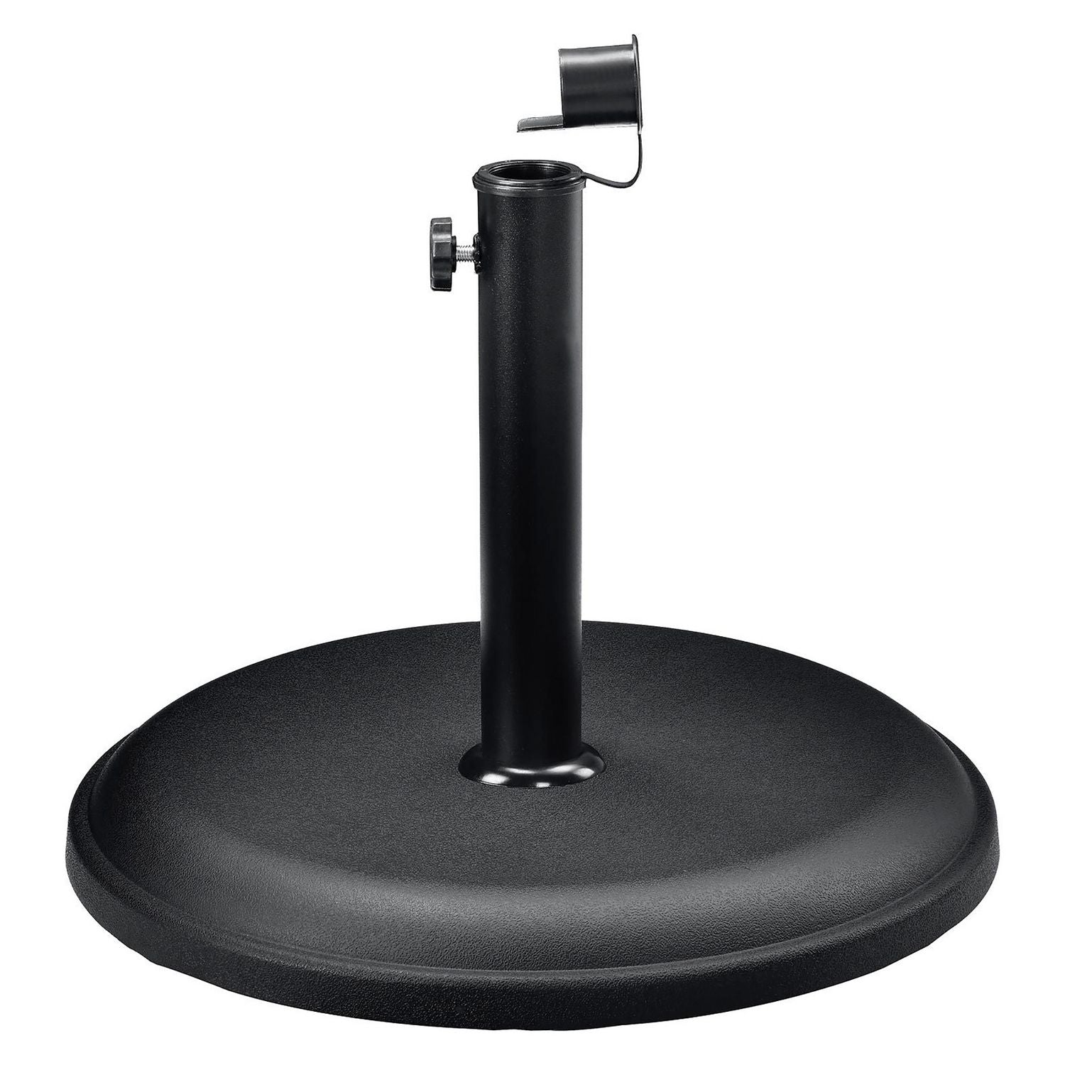 Umbrella Base, Round, Concrete, 33 lb Capacity, 18 x 18 x 13.5, Black Global Industrial® Flipcost