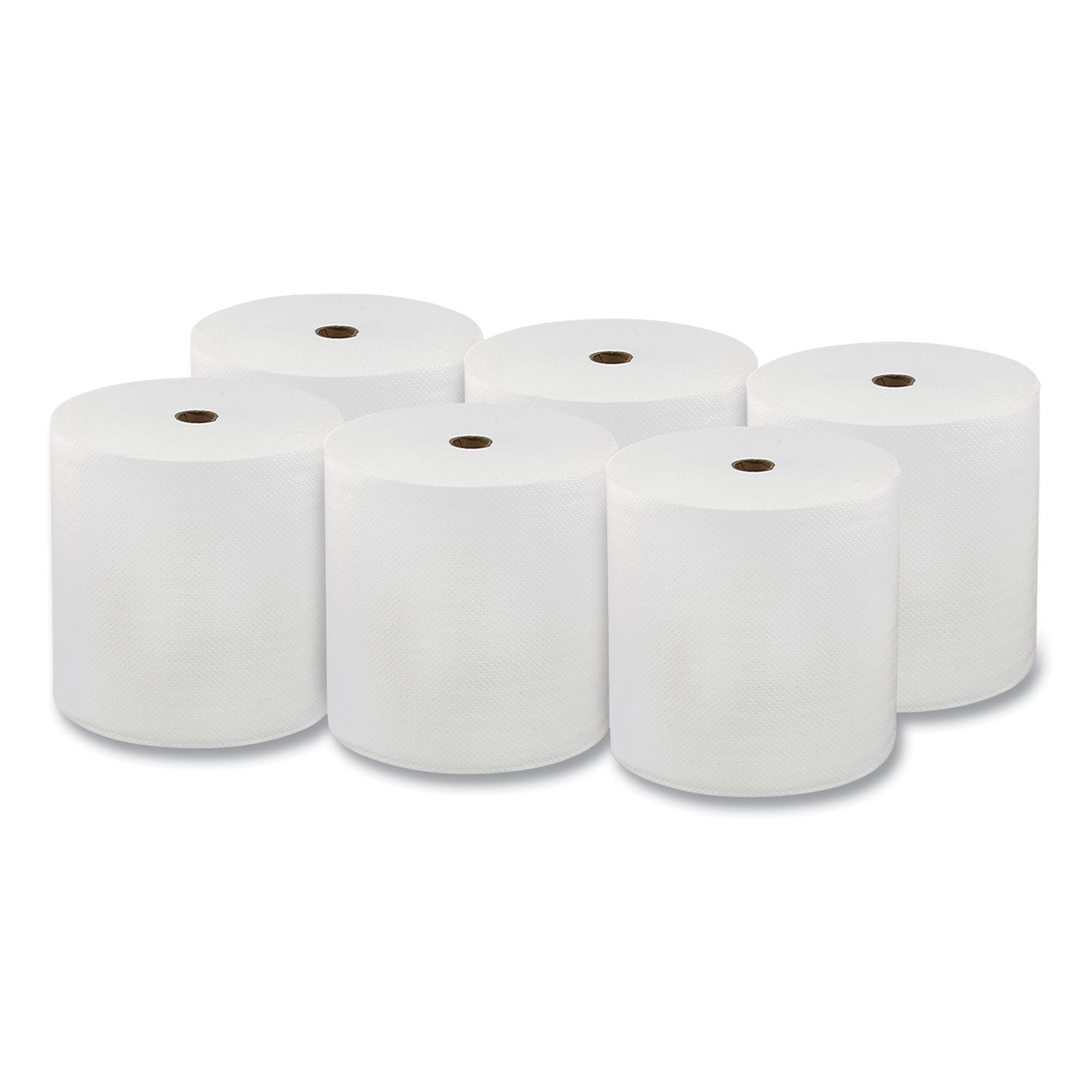 LoCor® Hard Wound Roll Towel. 1-Ply, 7” x 700 ft, White, 6 Rolls/Carton