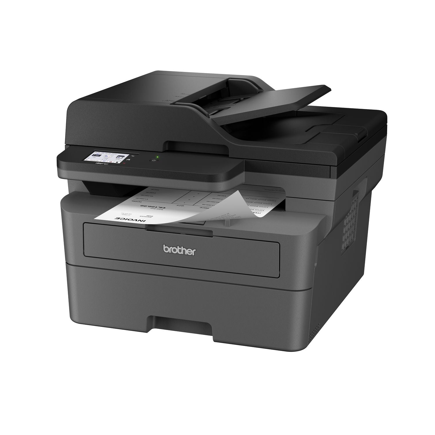 Brother MFC-L2820DW Wireless Compact Monochrome All-in-One Laser Printer, Copy/Fax/Print/Scan