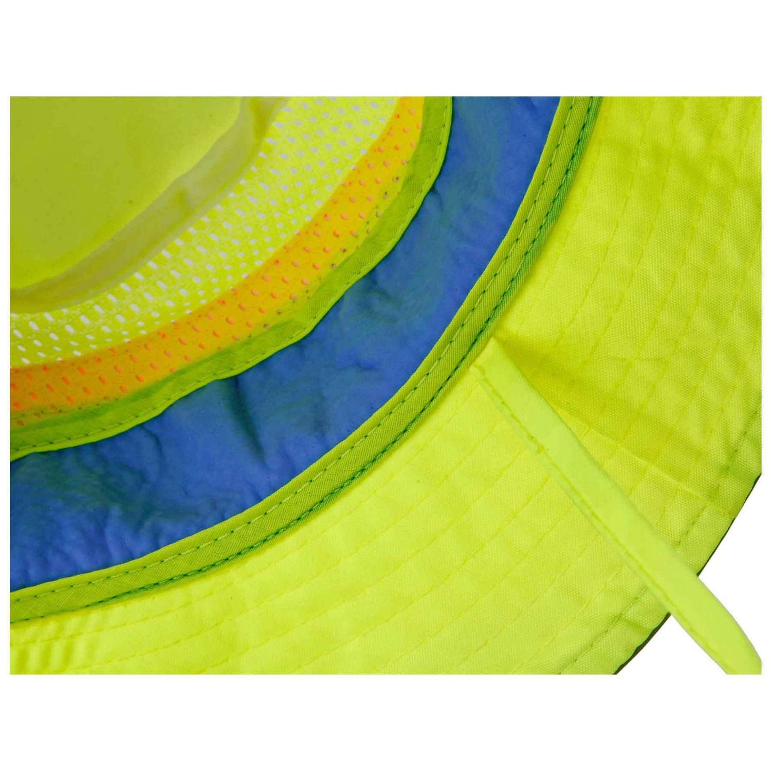 Ergodyne® Chill-Its 8935CT Hi-Vis PVA Ranger Sun Hat, Polyester/PVA, 2X-Large/3X-Large, Lime