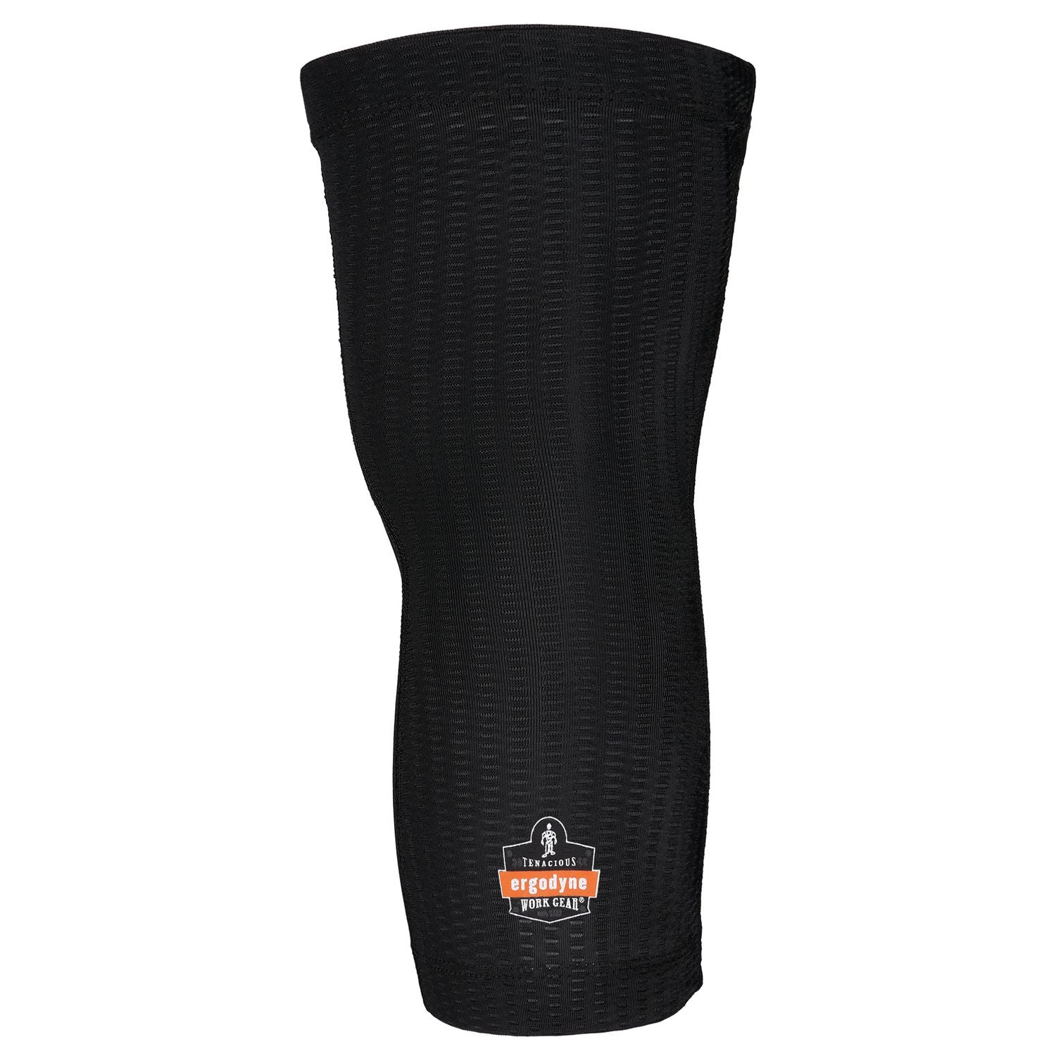 Ergodyne® Proflex 525 Lightweight Padded Knee Sleeves, Slip-On, Medium/Large, Black, Pair