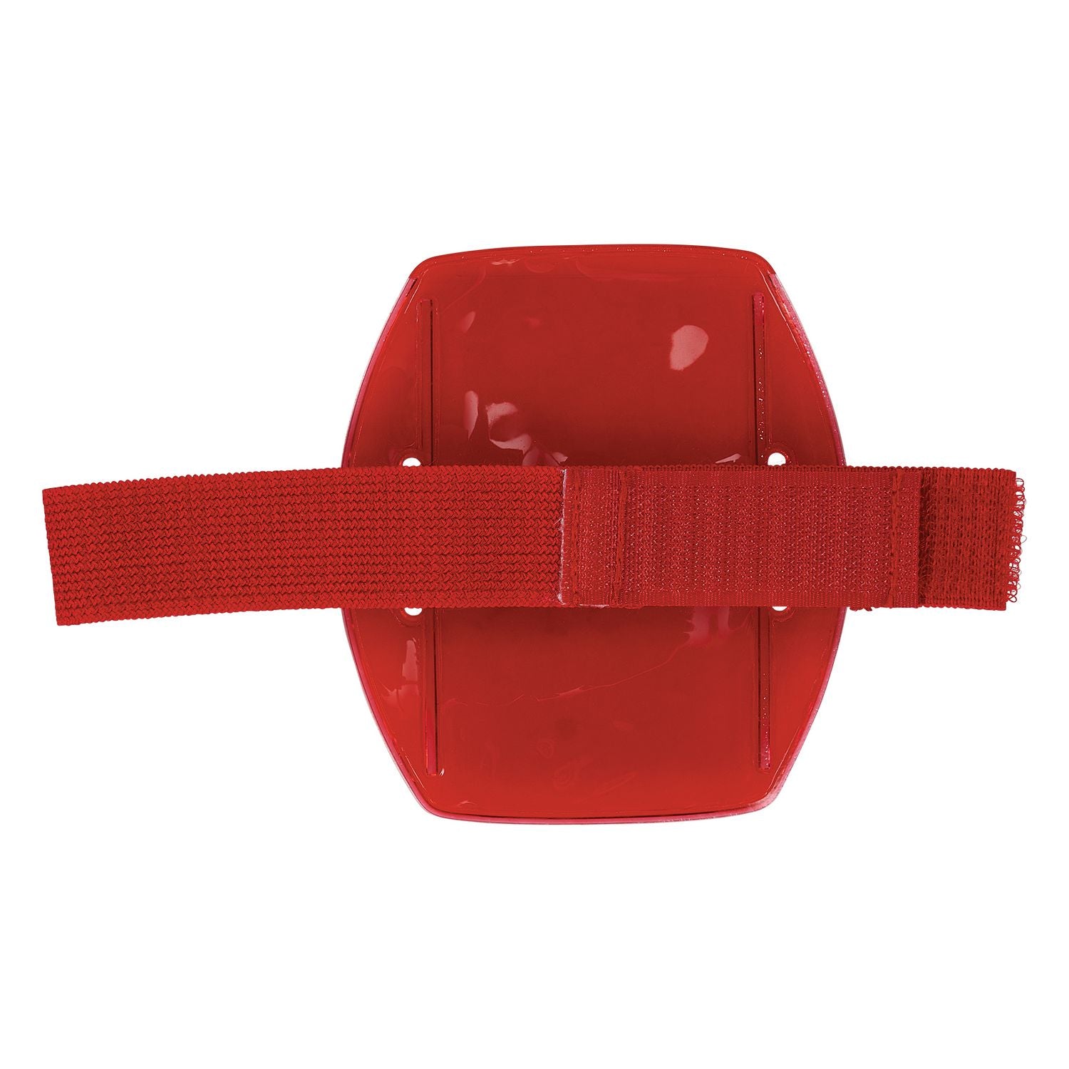 Ergodyne® Squids 3386 Arm Band ID/Badge Holder, Vertical, Red 3.75 x 4.25 Holder, 2.5 x 4 Insert