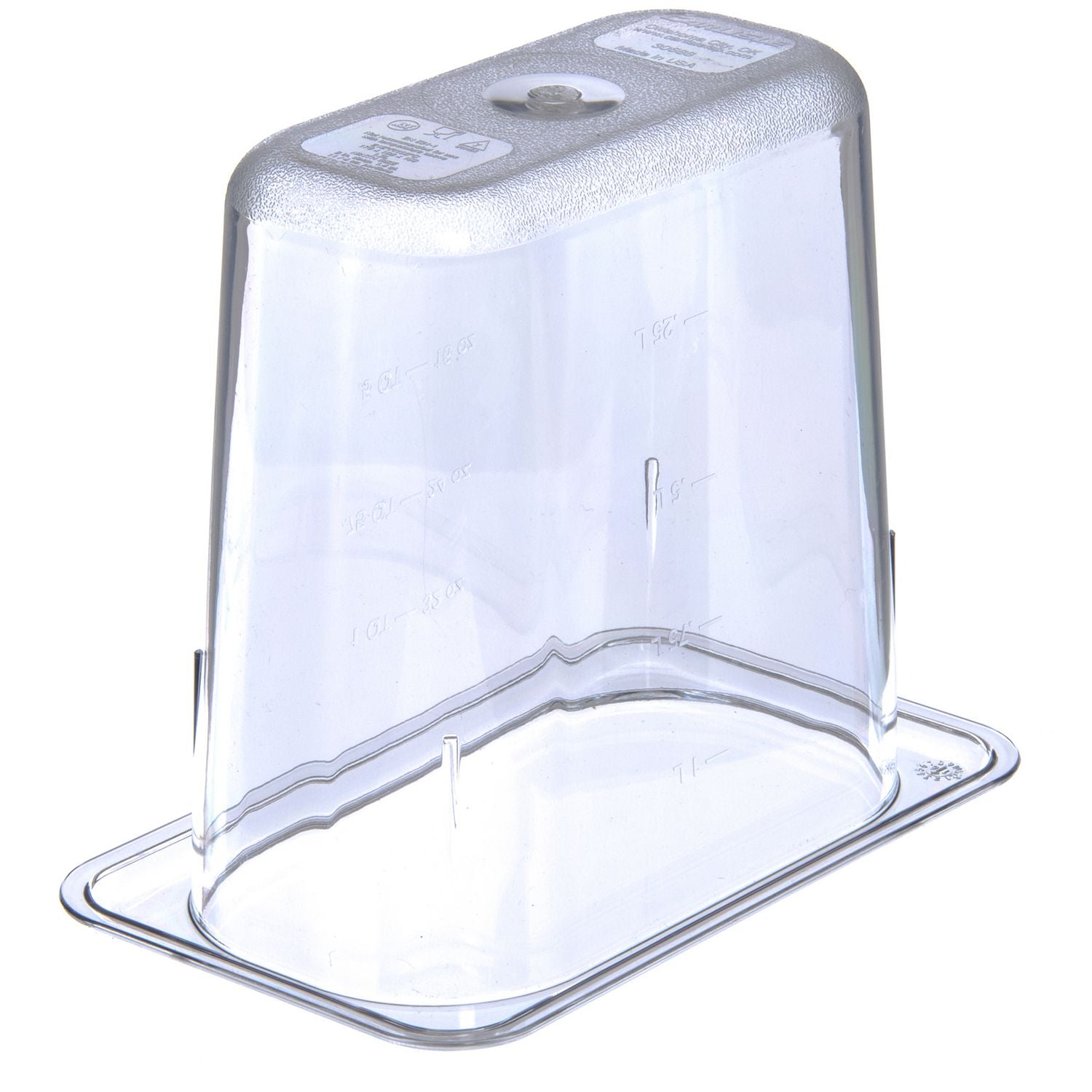 Carlisle StorPlus Polycarbonate Food Pan, 1.4 qt, 4.25 x 6.93 x 6, Clear, Plastic