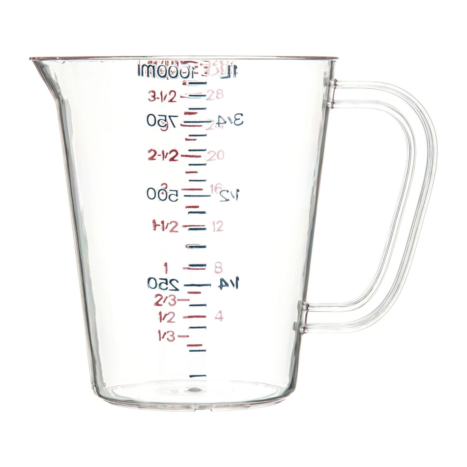 Carlisle Commercial Measuring Cup, 1 qt, Clear