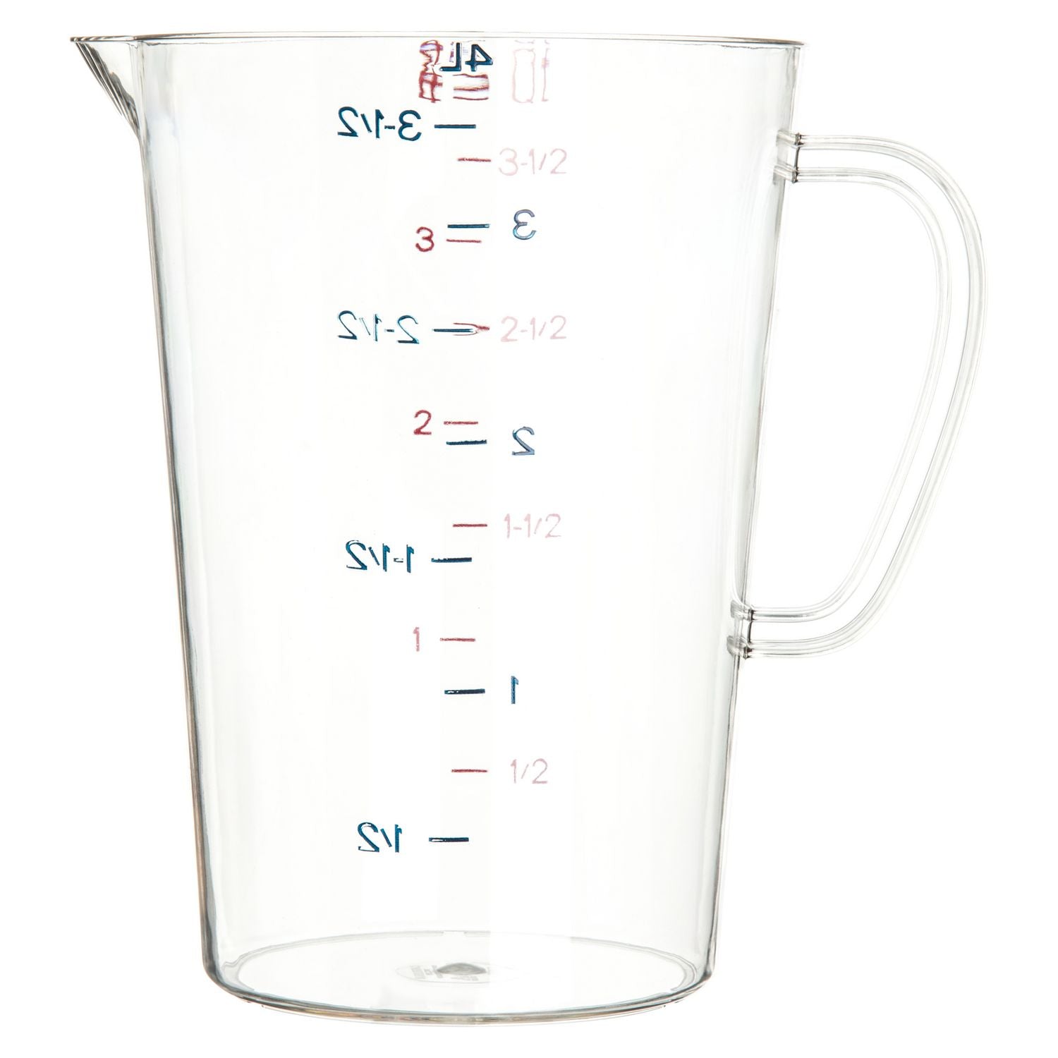 Carlisle Commercial Measuring Cup, 1 gal, Clear